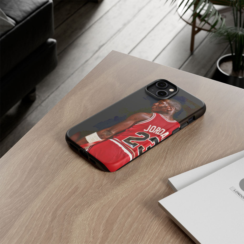 Basketball Legend Michael Jordan Tough Cases for iPhones, Samsung, and Pixel