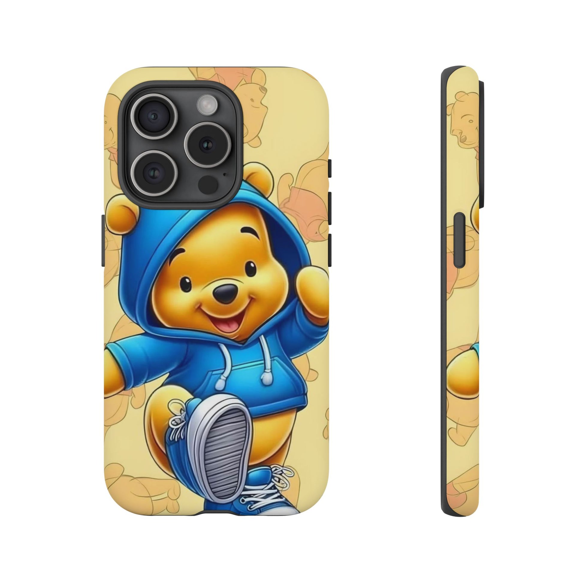 Cute Pooh Bear Phone Case, Tough Case