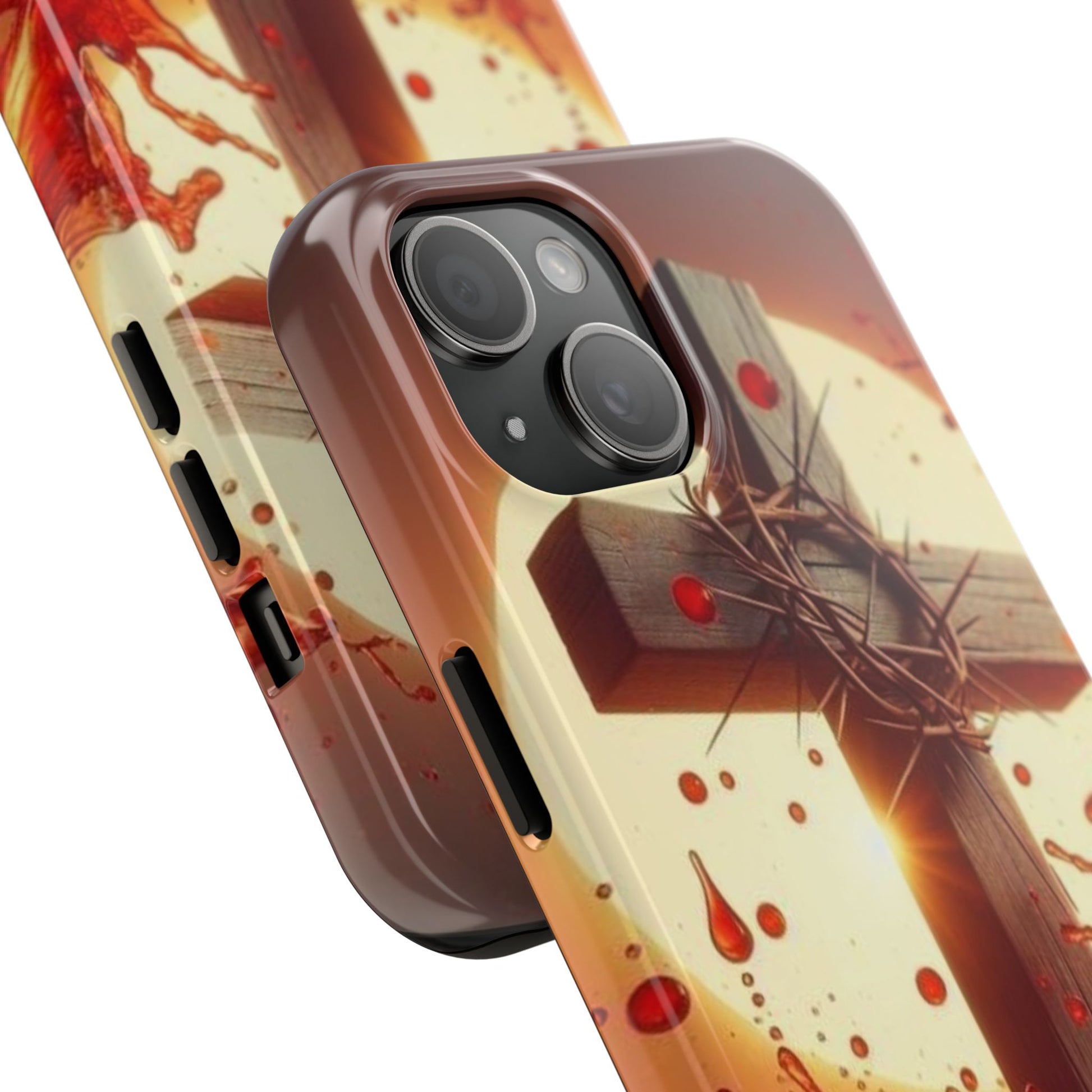 Blood of Christ Christian Theme Phone Cases for iPhones & Samsung Phones