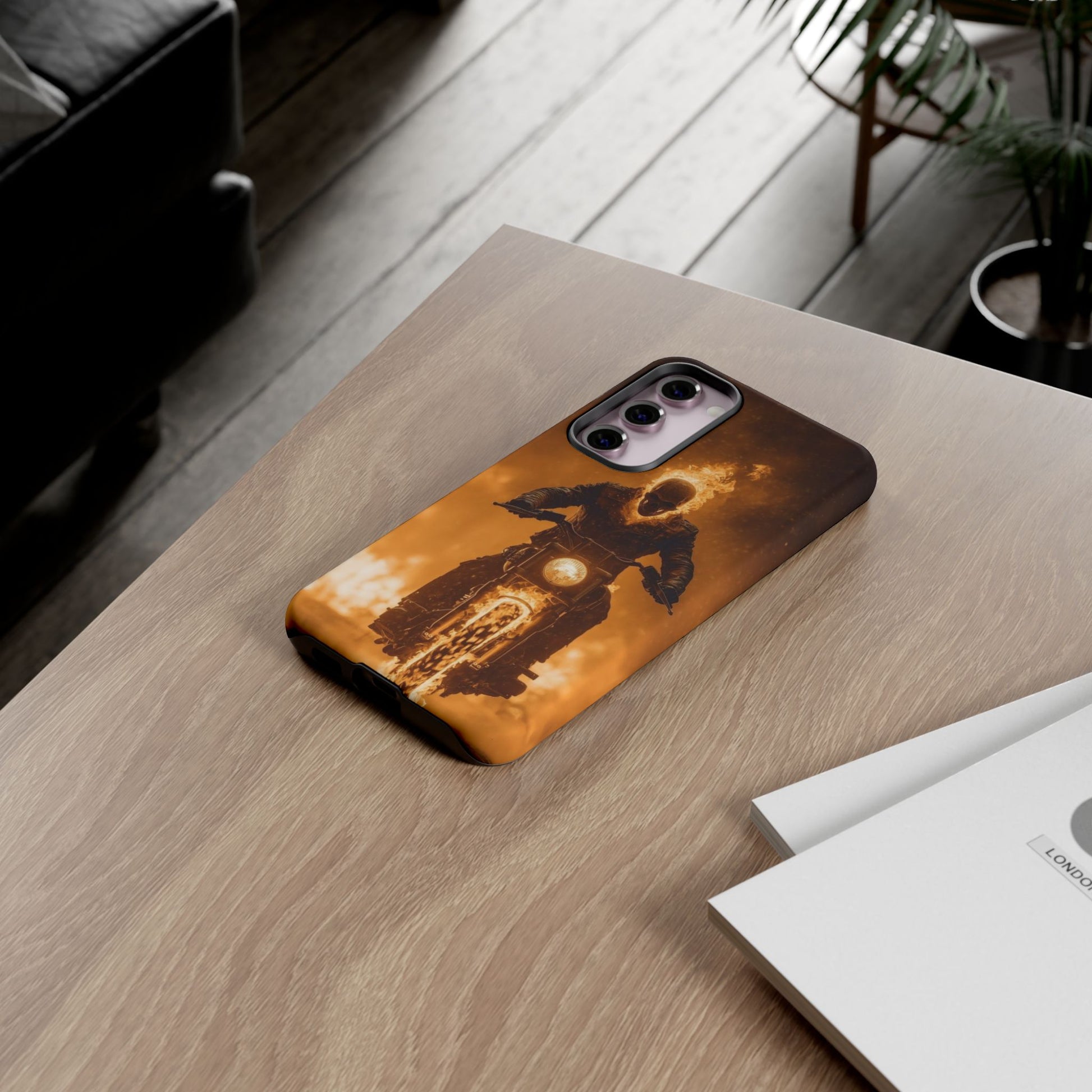 Marvel's Ghostrider Tough Cases for iPhones, Samsung, and Pixel