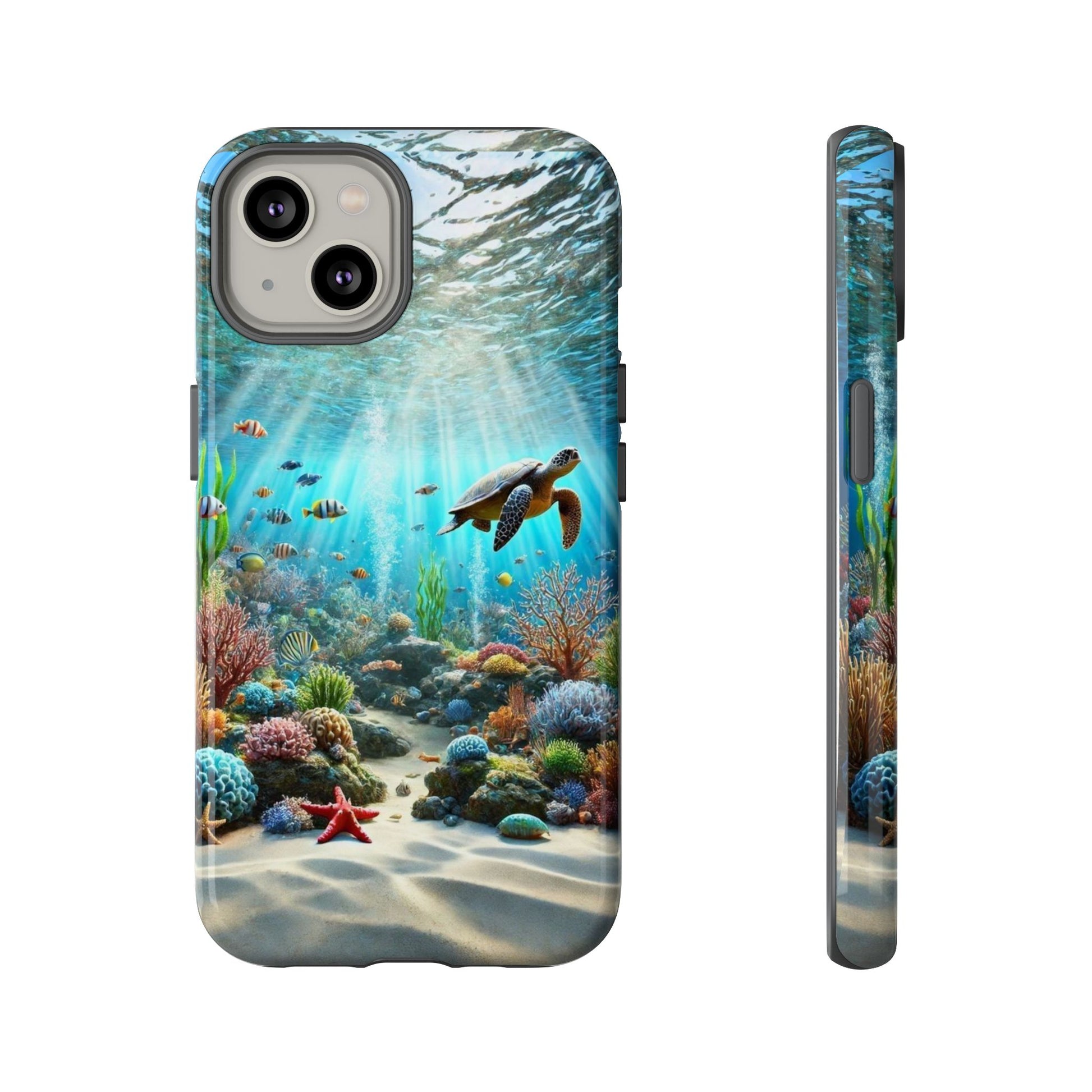 Under Sea Landscape Tough Cases for iPhones, Samsung, and Pixel