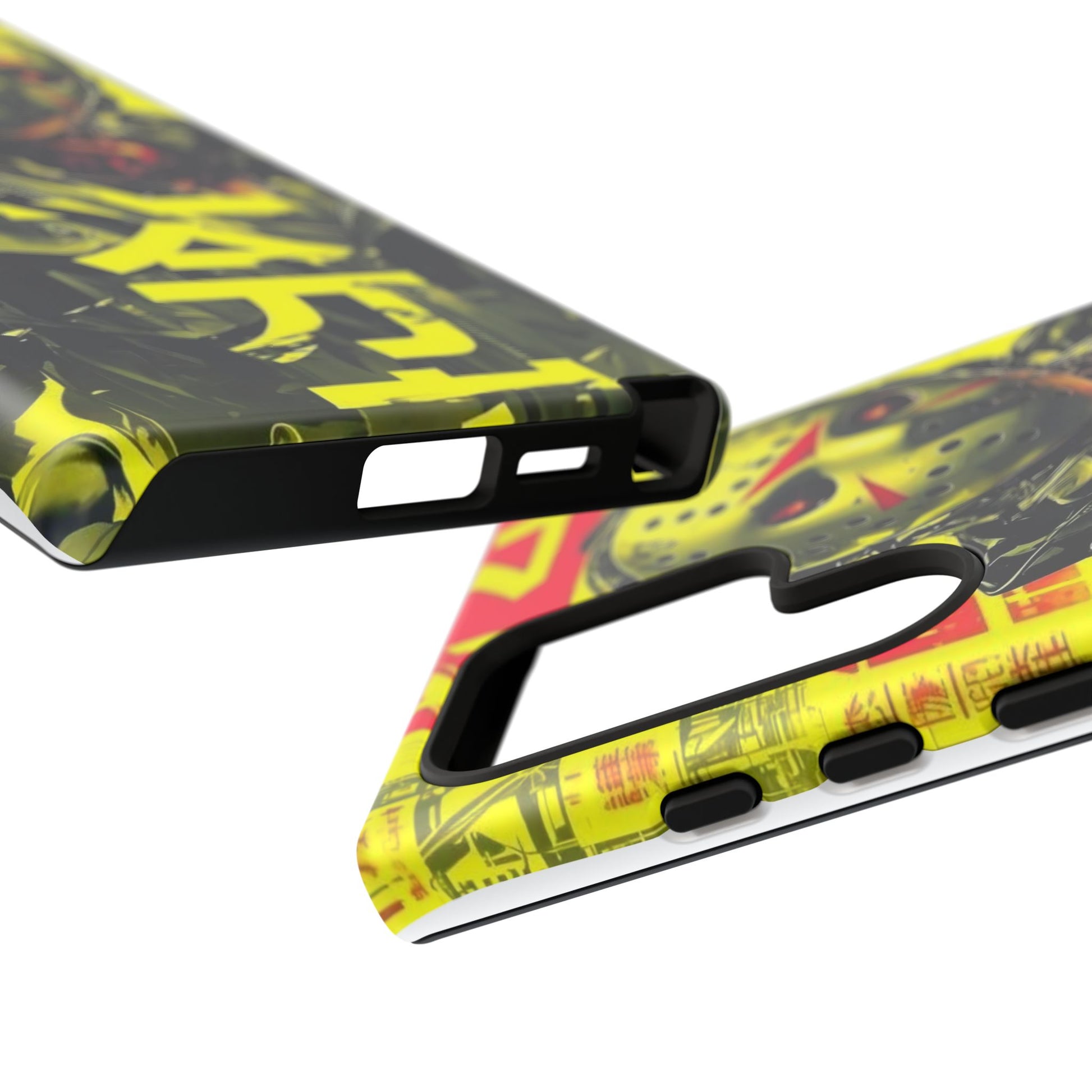 Cyberpunk X Jason Voorhees Tough Cases for iPhones, Samsung, and Pixel