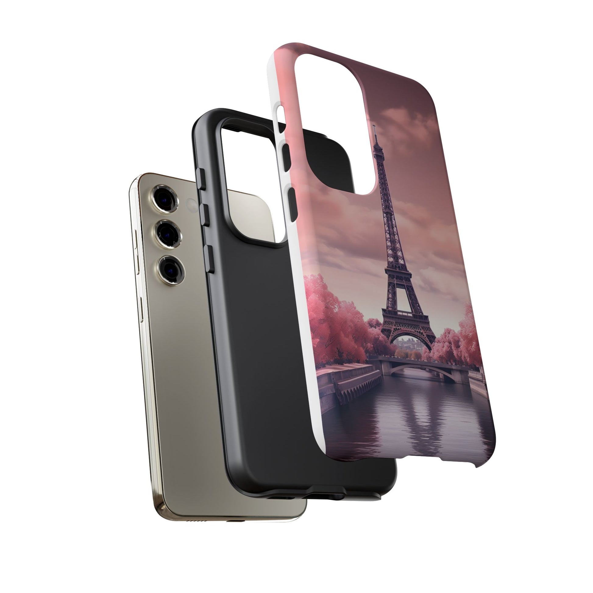 Eiffel Tower Paris Tough Cases for iPhones, Samsung, and Pixel