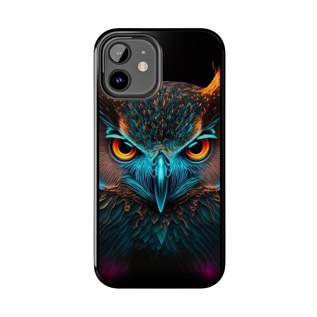 Neon Owl Theme Phone Cases for iPhones & Samsung Phones