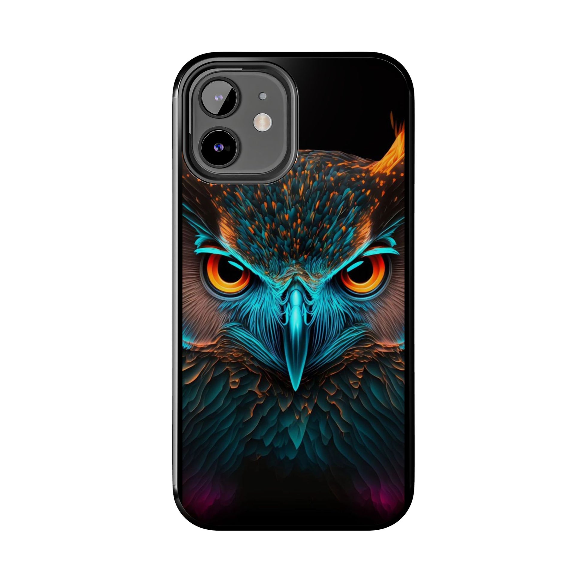 Neon Owl Theme Phone Cases for iPhones & Samsung Phones