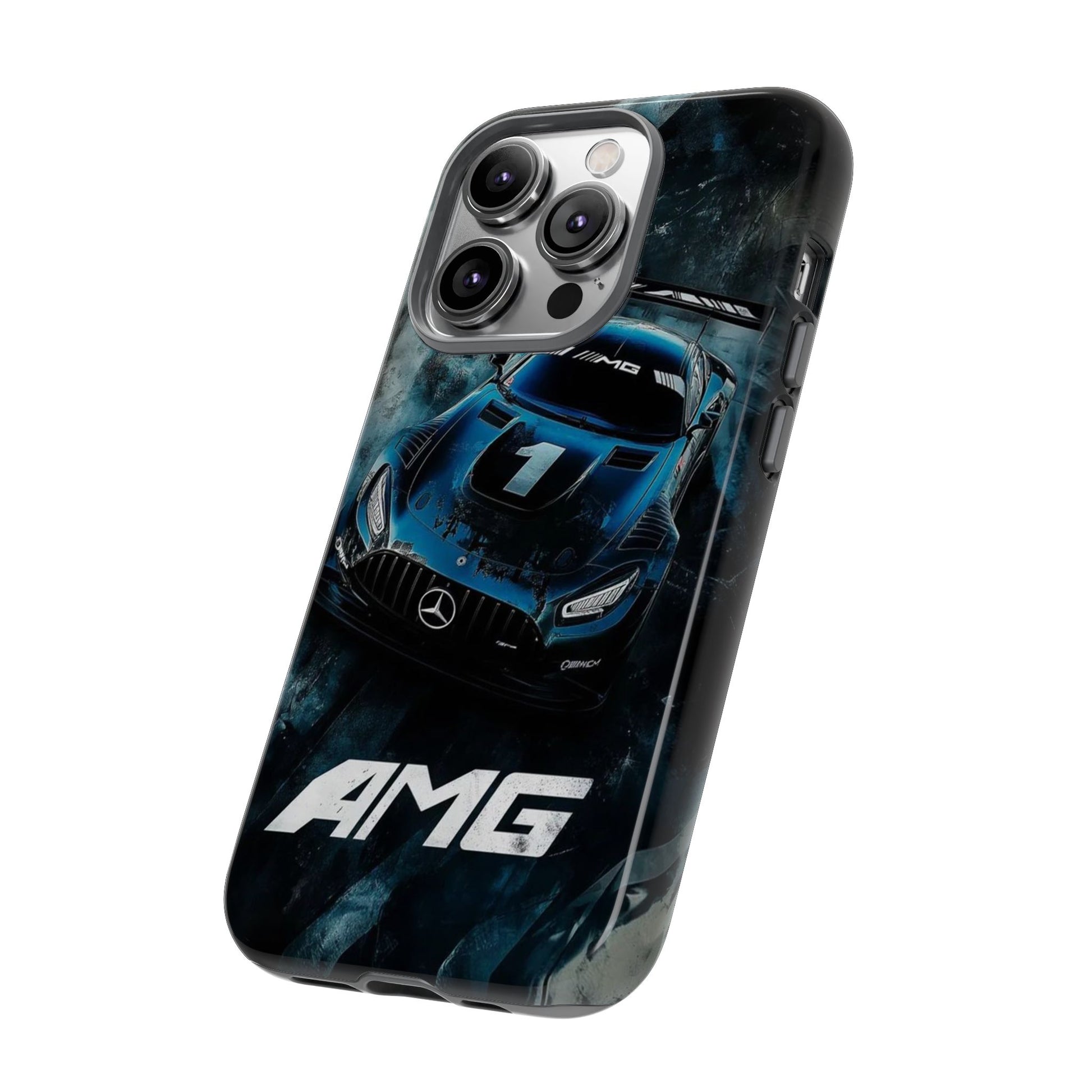 Mercedes AMG Racing Car Tough Cases for iPhones, Samsung, and Pixel