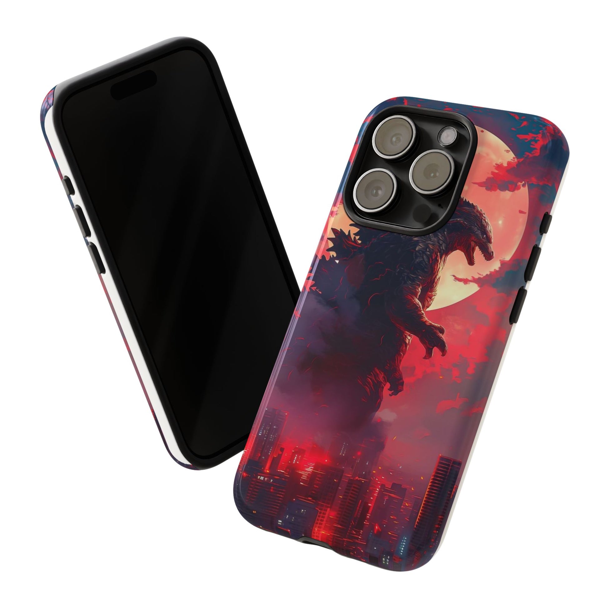 King of Monsters Godzilla Tough Phone Cases for iPhones, Samsung, and Pixel