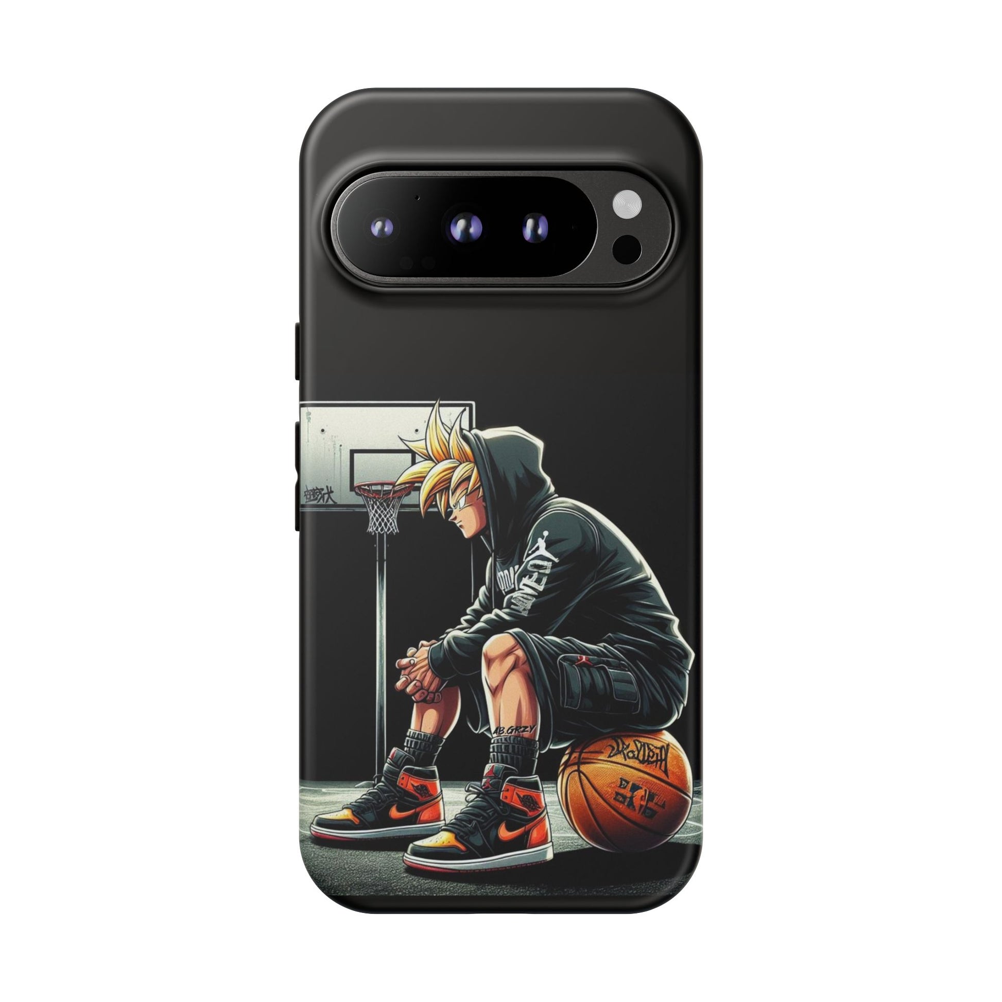 Son Goku Basketball Tough Cases for iPhones, Samsung, and Pixel