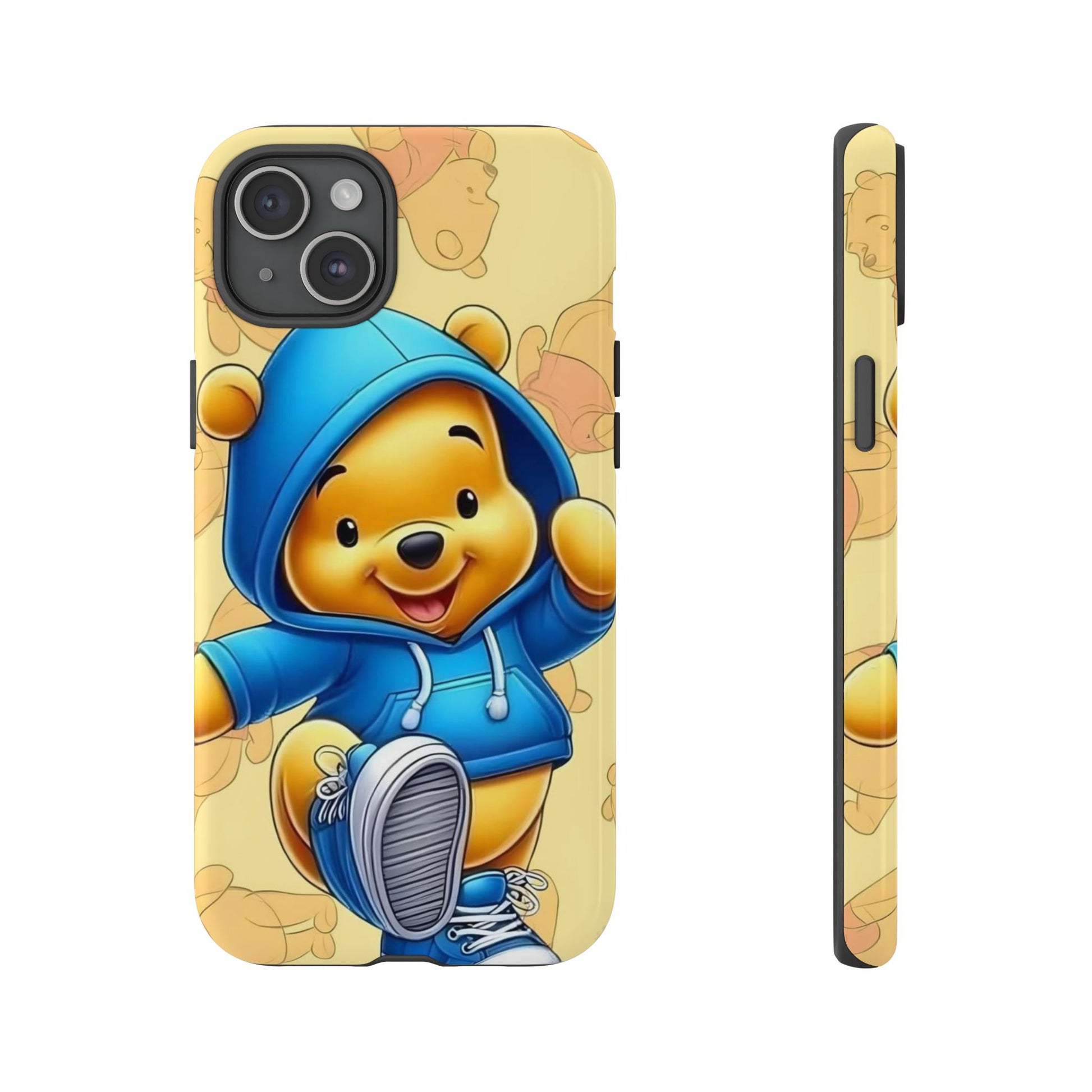 Cute Pooh Bear Phone Case, Tough Case