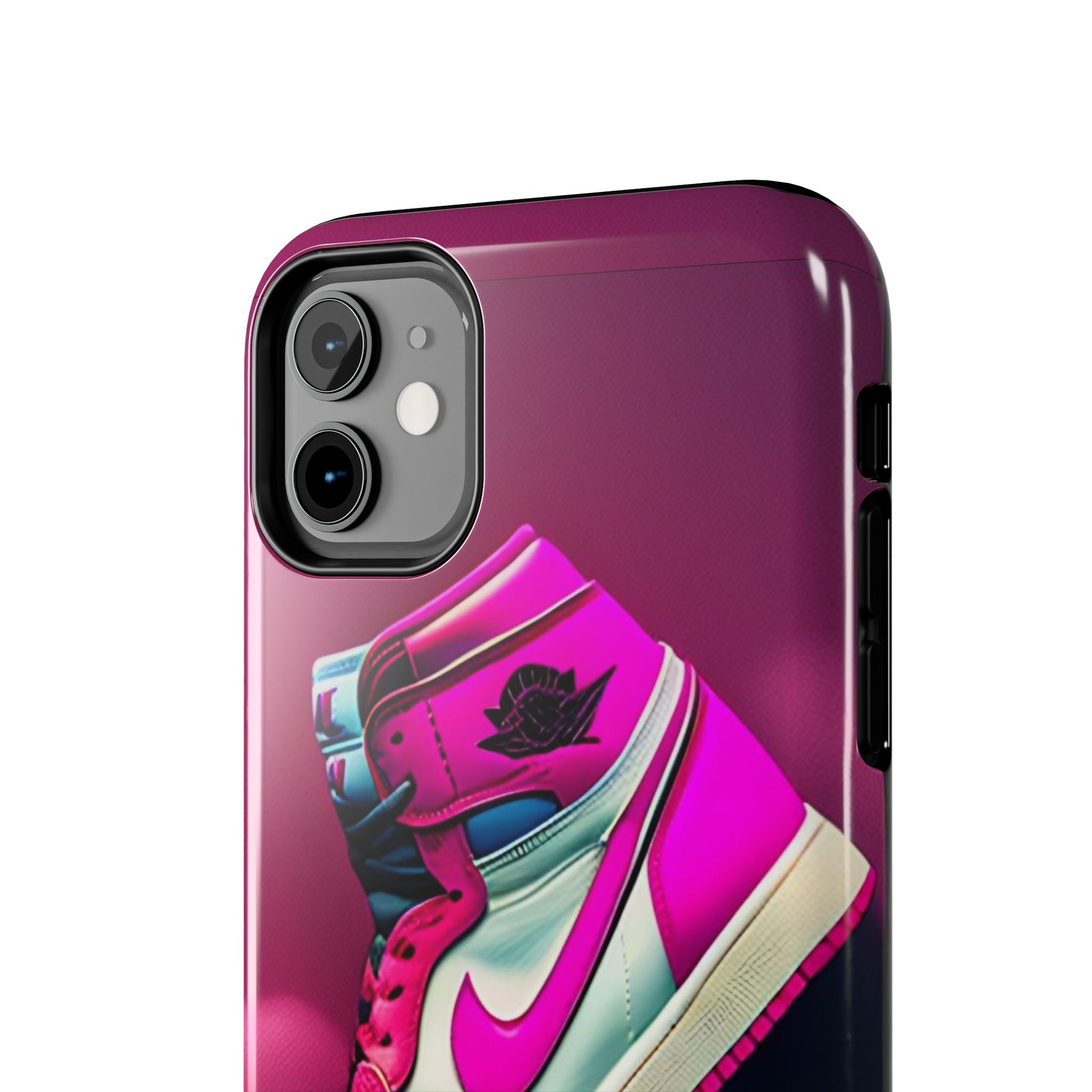 Pink Jordan Sneakers Phone Cases for iPhones & Samsung Phones
