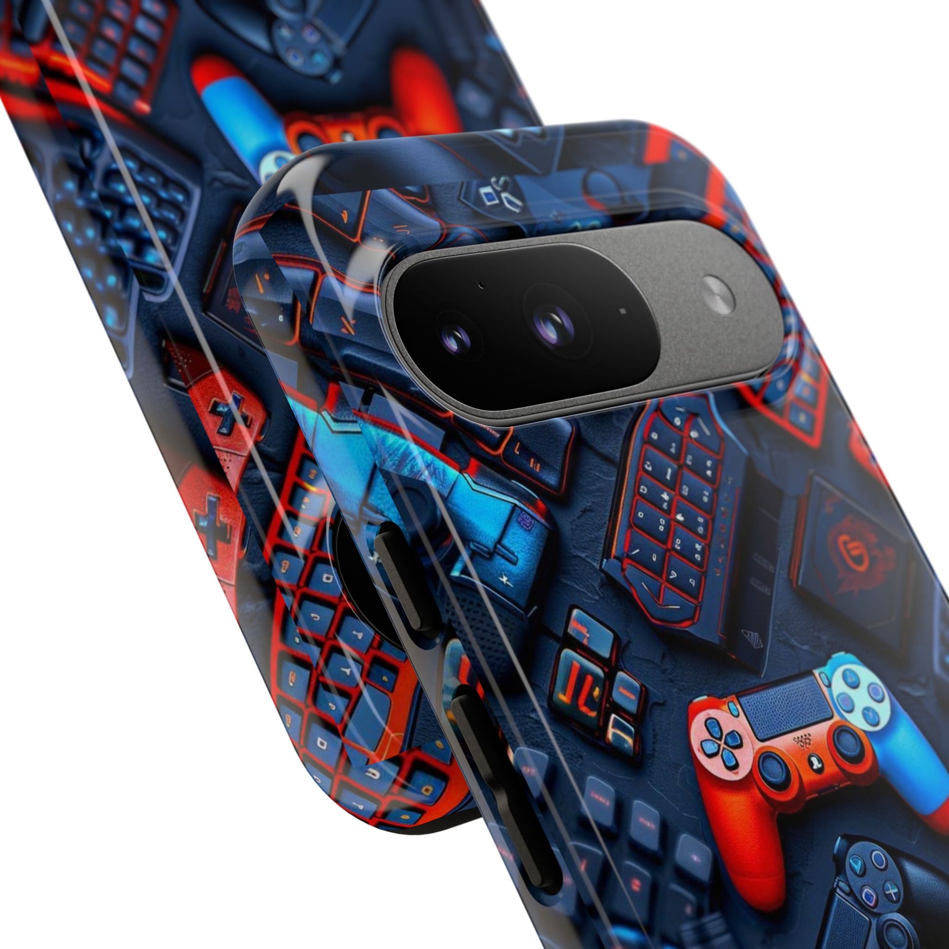 Gamer Themed Controllers Tough Cases for iPhones, Samsung, and Pixel