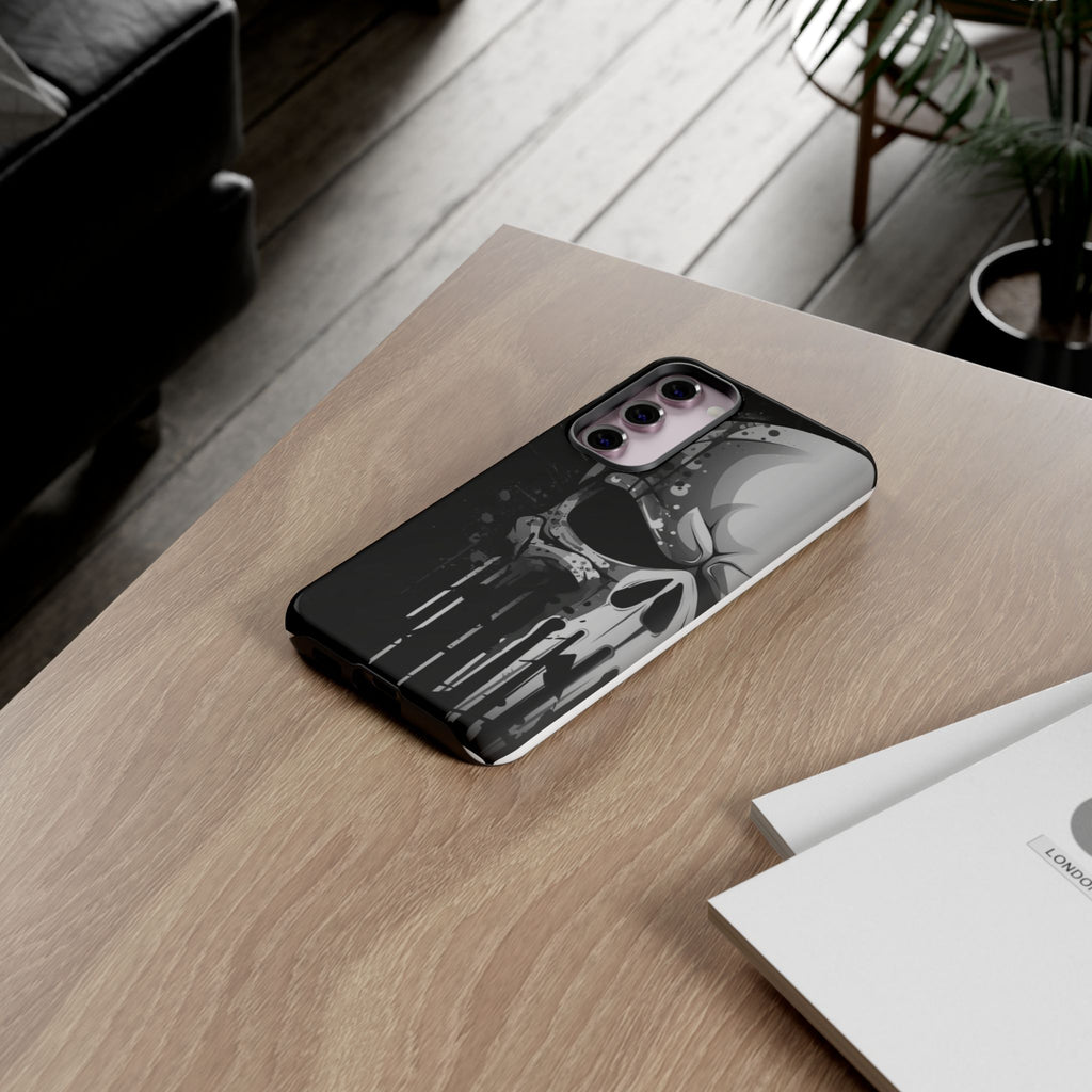 Punisher Skull Tough Cases for iPhones, Samsung, and Pixel