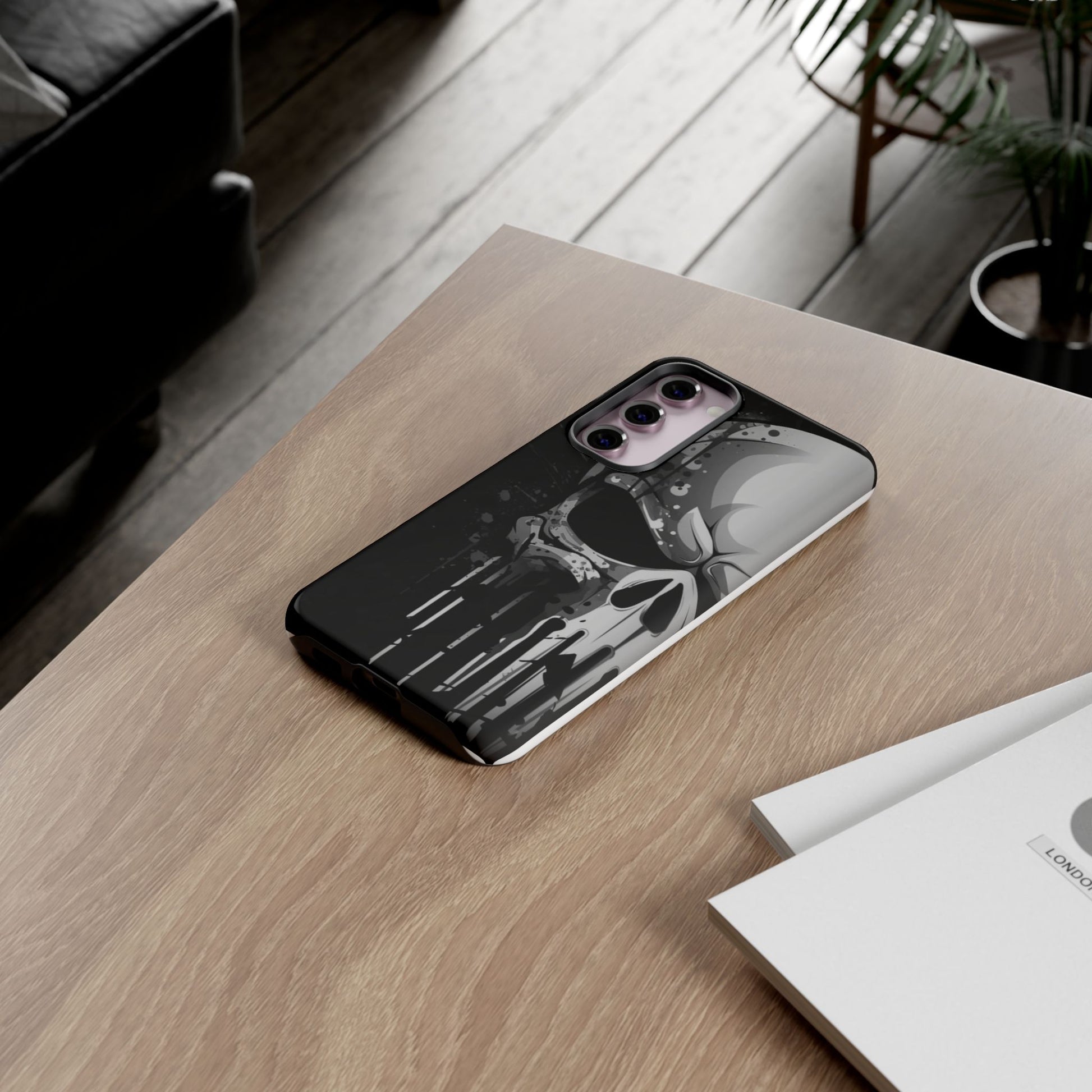 Punisher Skull Tough Cases for iPhones, Samsung, and Pixel