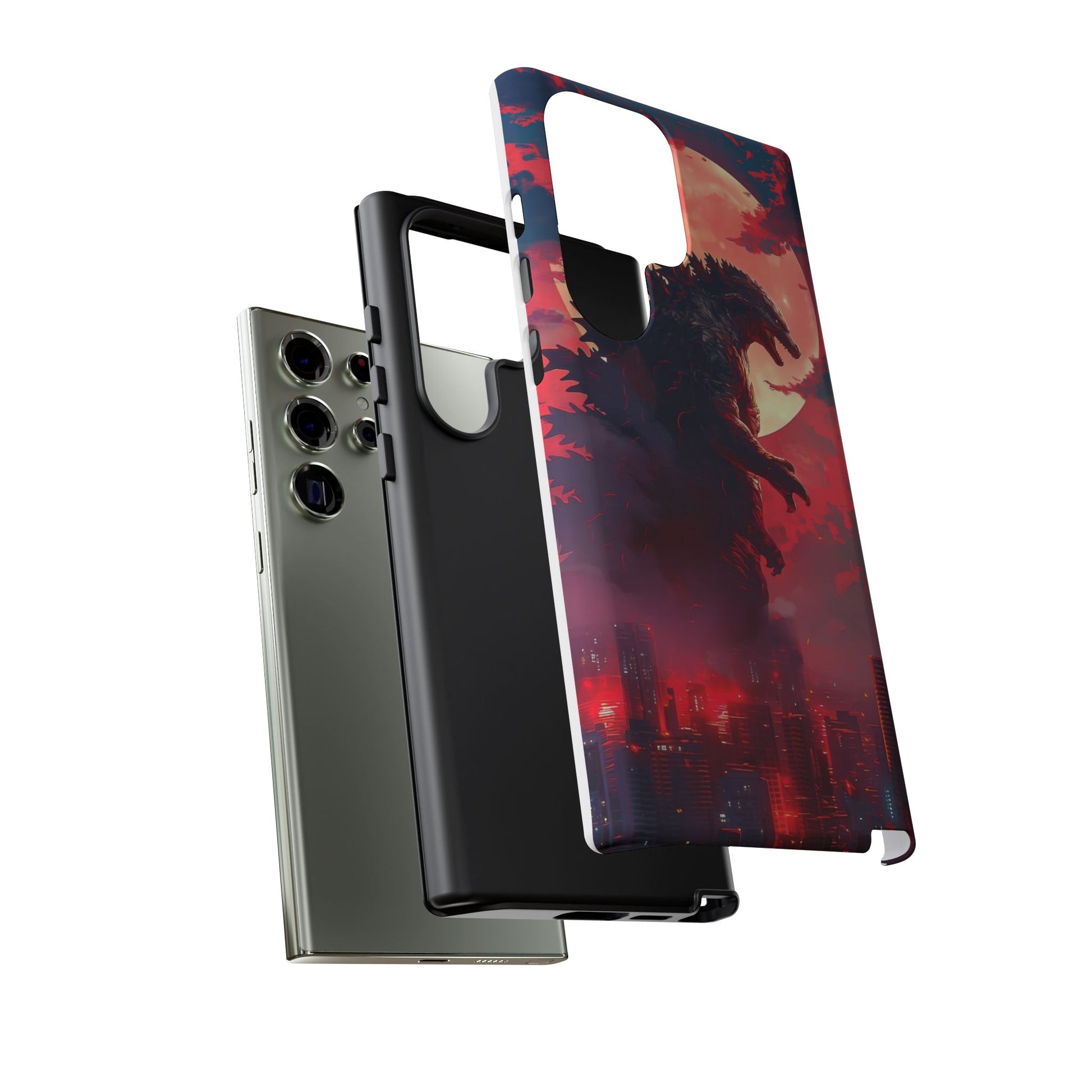 King of Monsters Godzilla Tough Phone Cases for iPhones, Samsung, and Pixel