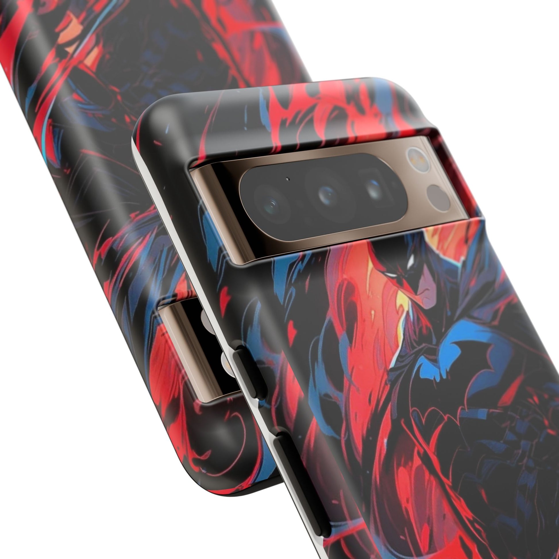 The Dark Knight Batman Art Tough Cases for iPhones, Samsung, and Pixel