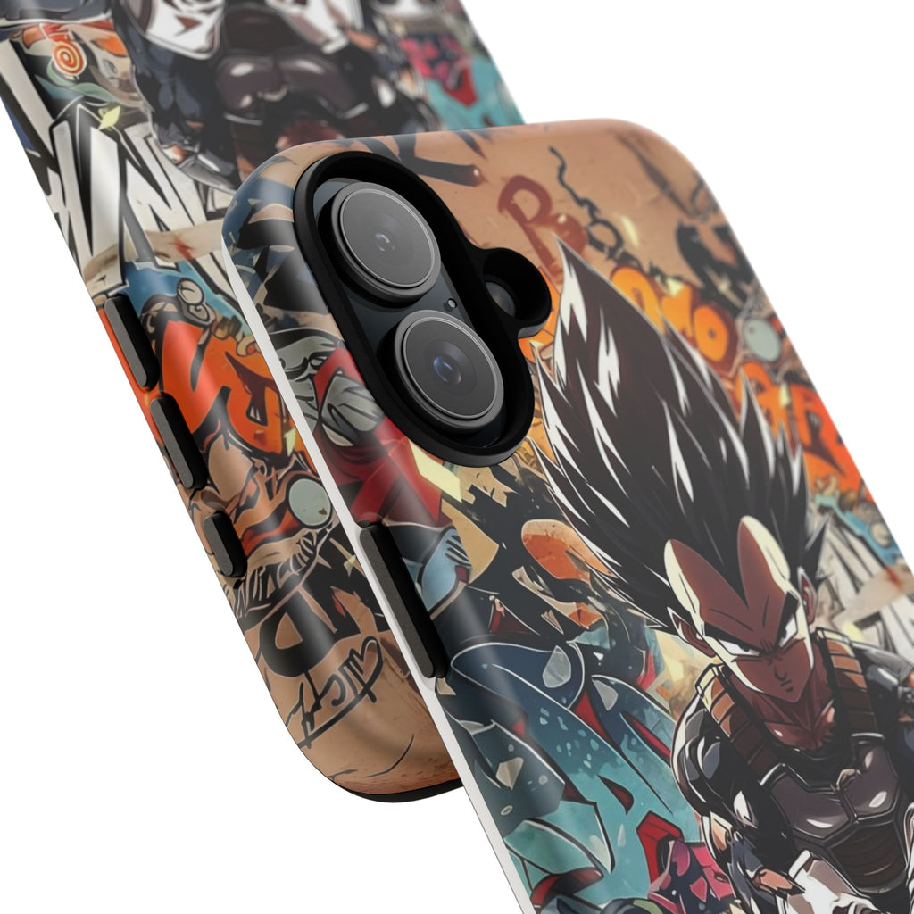 Anime Vegeta Dragon ball Z Tough Cases for iPhones, Samsung, and Pixel