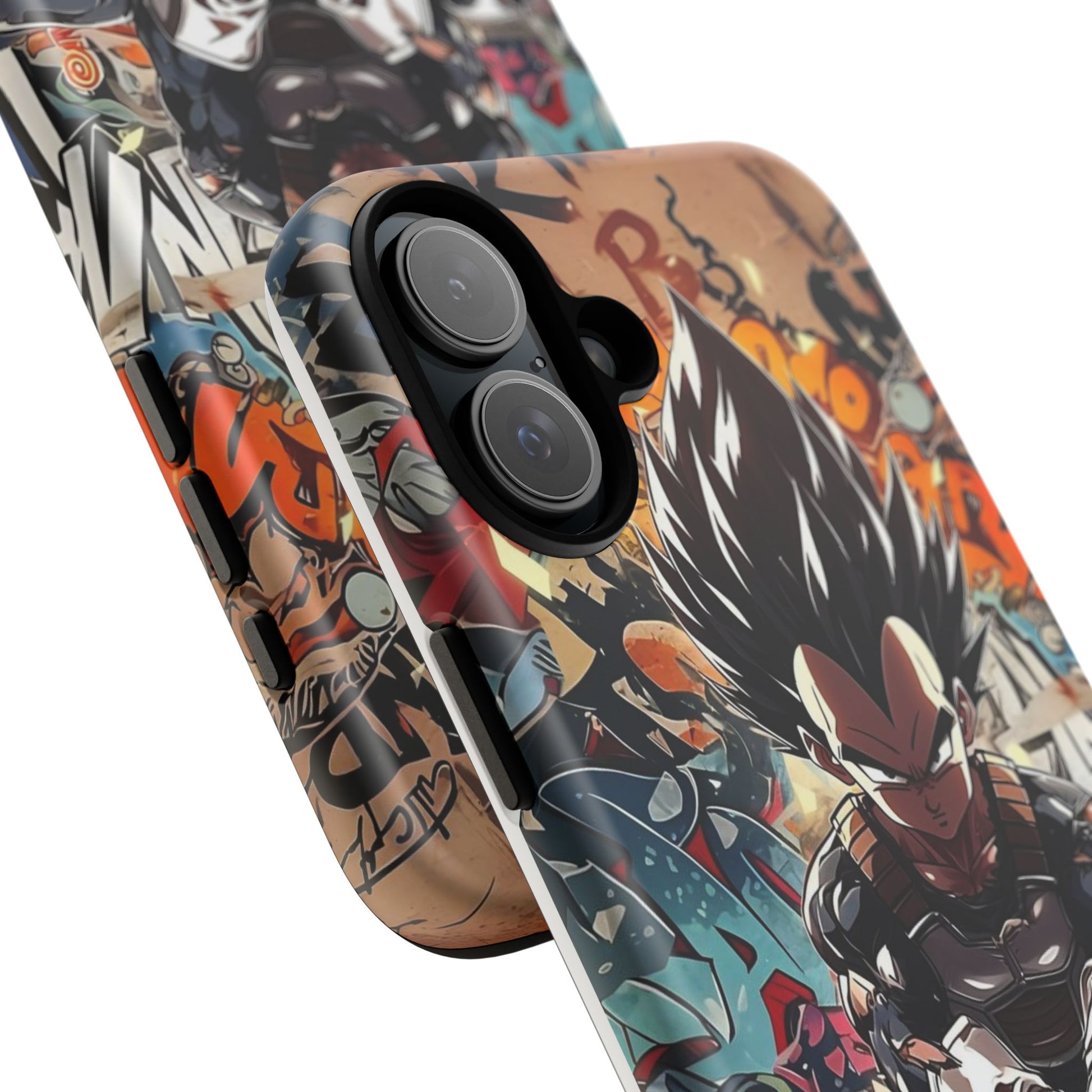 Anime Vegeta Dragon ball Z Tough Cases for iPhones, Samsung, and Pixel