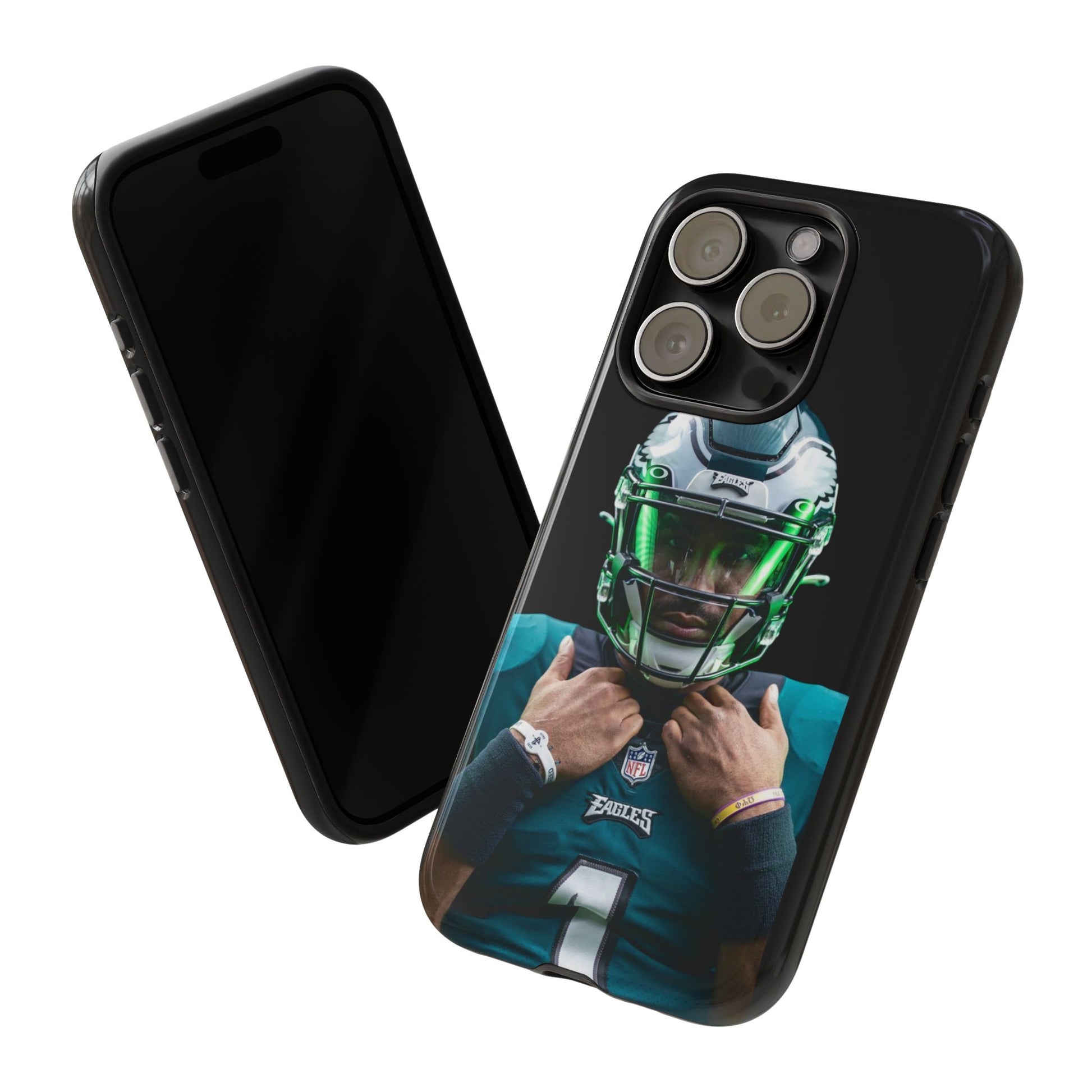 Eagles Football Jalen Hurts Tough Cases for iPhones, Samsung, and Pixel