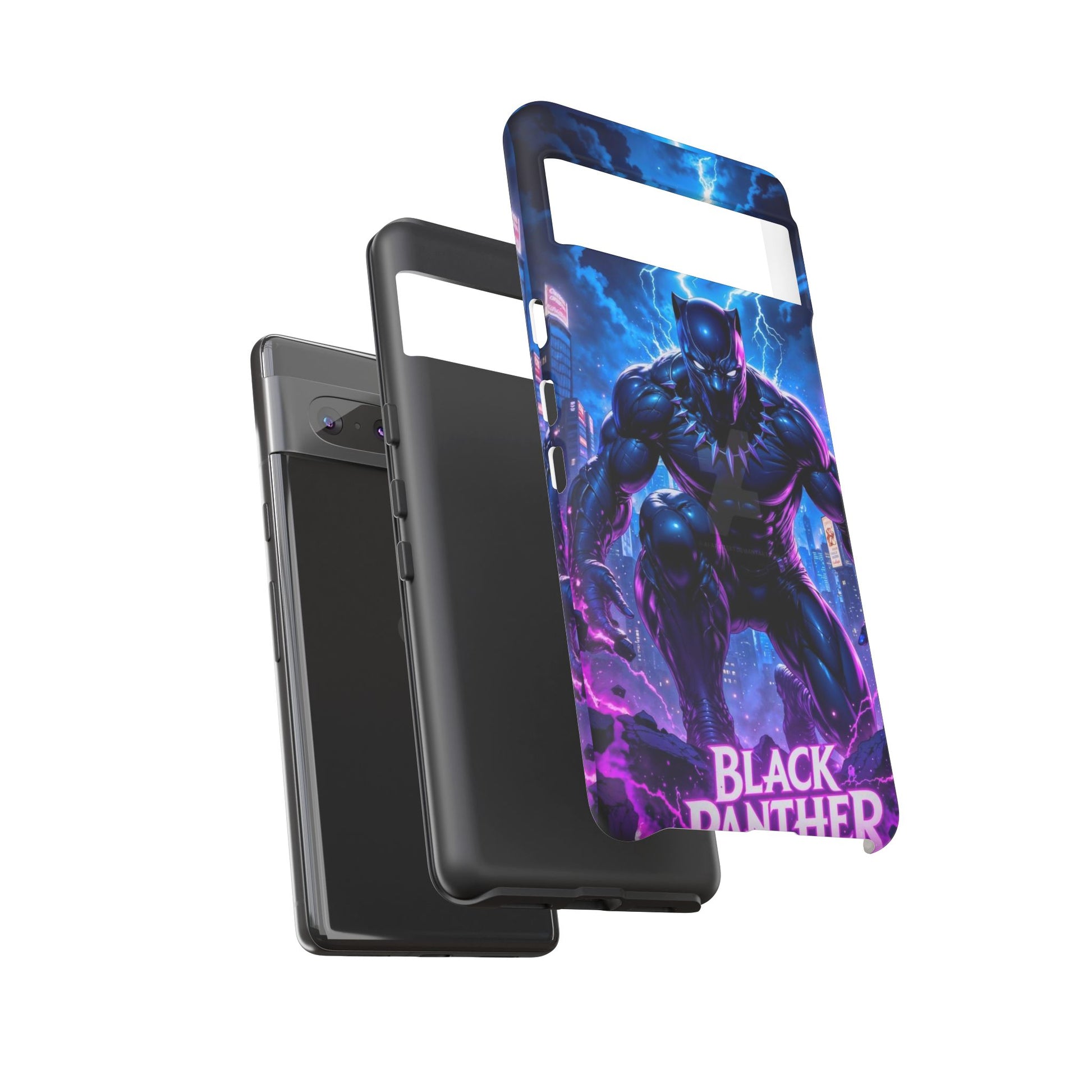 Black Panther Phone Case, Tough Cases for iPhones, Samsung, and Pixel