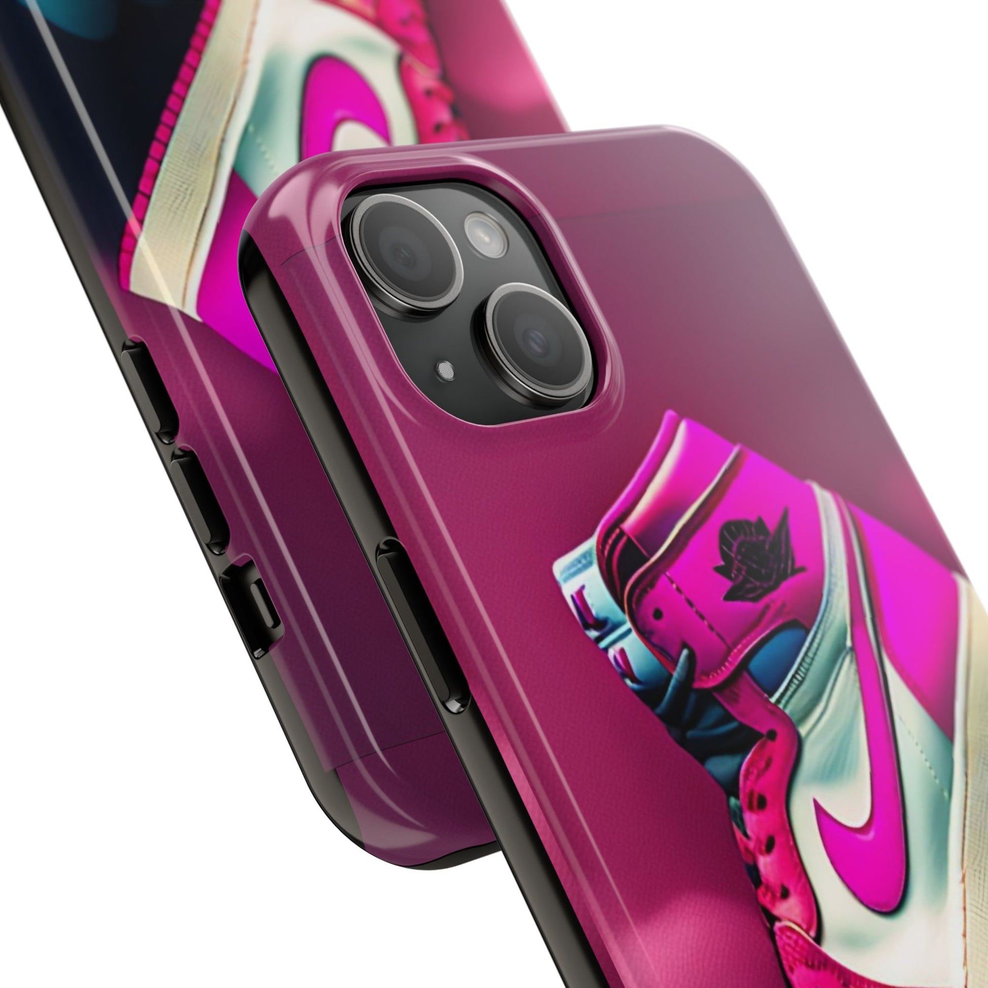 Pink Jordan Sneakers Phone Cases for iPhones & Samsung Phones