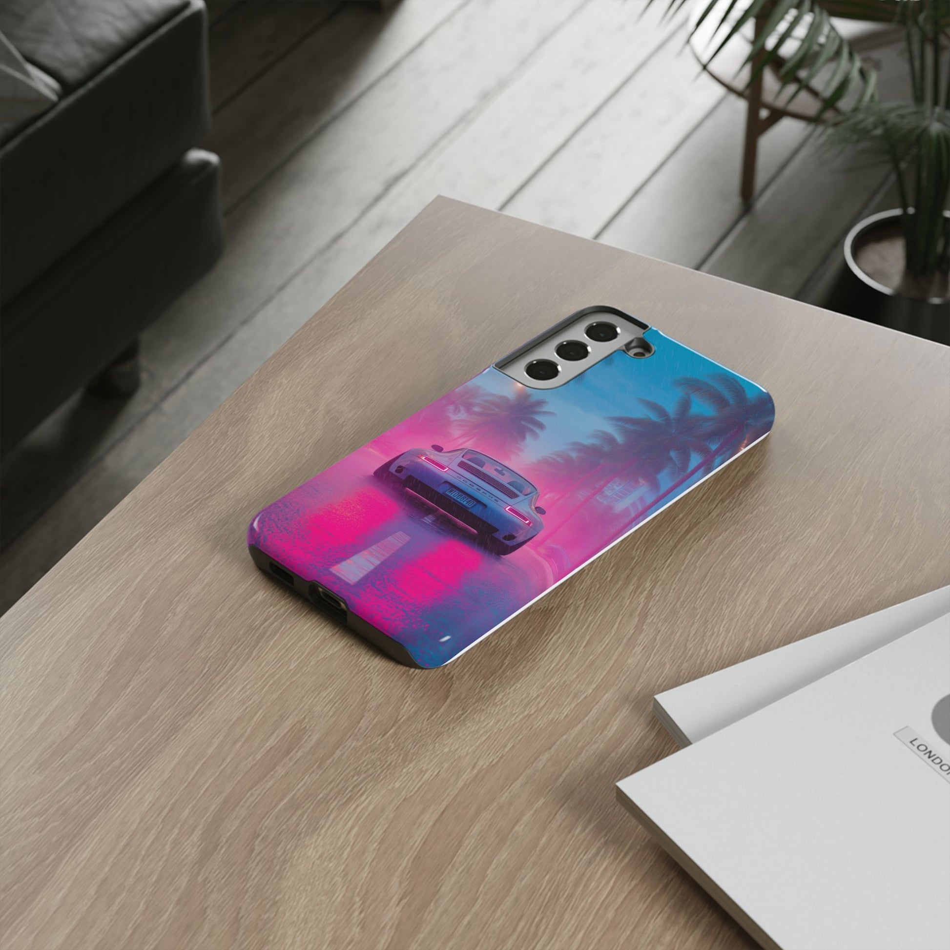 Miami Vice Porsche Phone Case for iPhone, Samsung Galaxy, & Pixel Phones