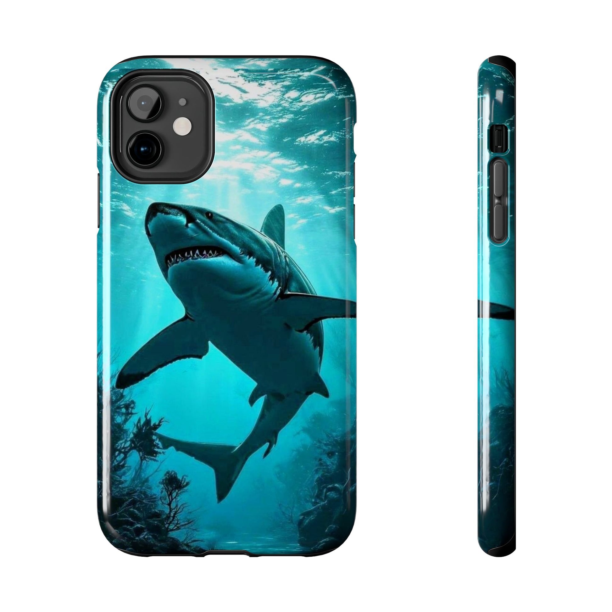 Killer Shark Theme Phone Cases for iPhones & Samsung Phones
