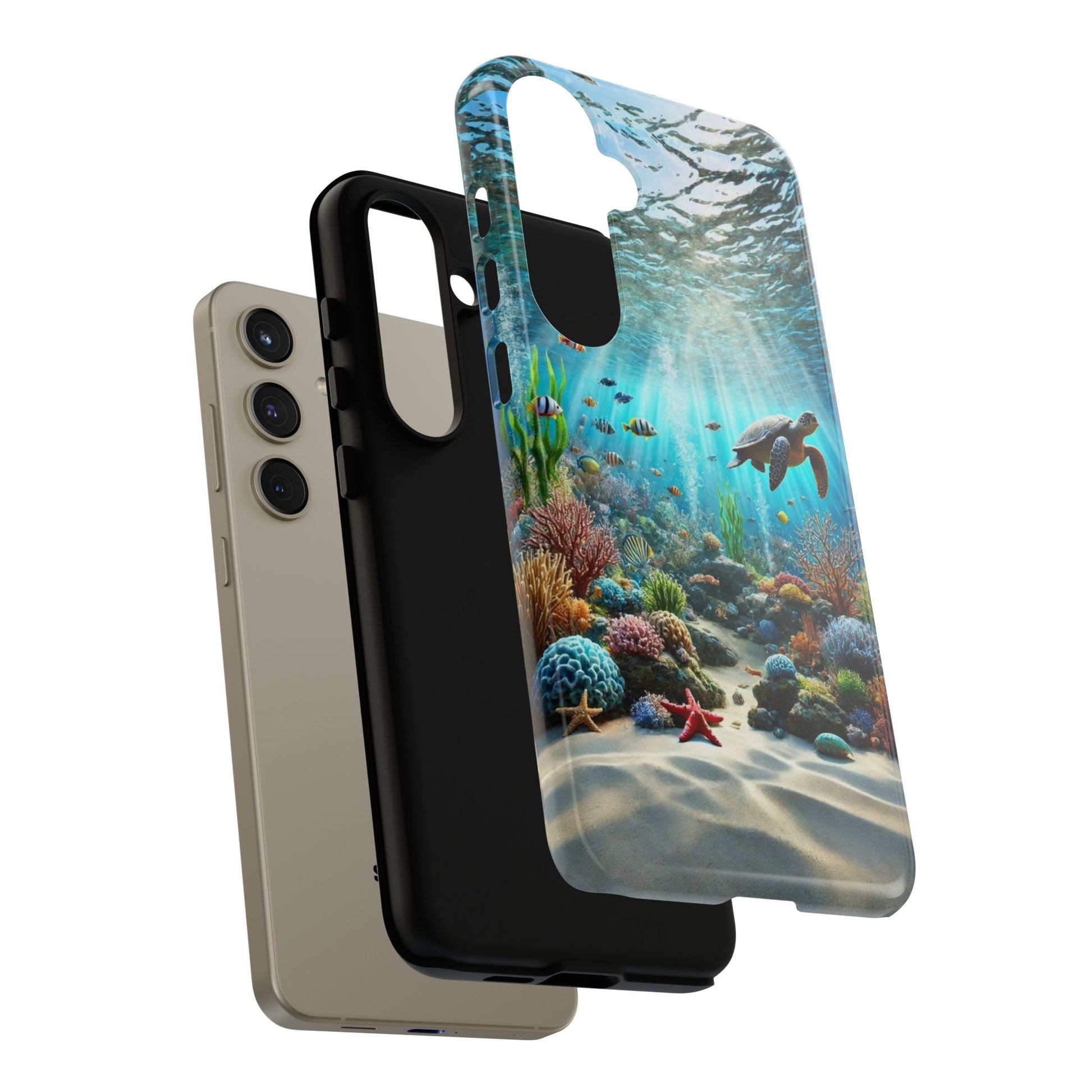 Under Sea Landscape Tough Cases for iPhones, Samsung, and Pixel