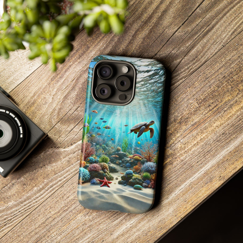 Under Sea Landscape Tough Cases for iPhones, Samsung, and Pixel