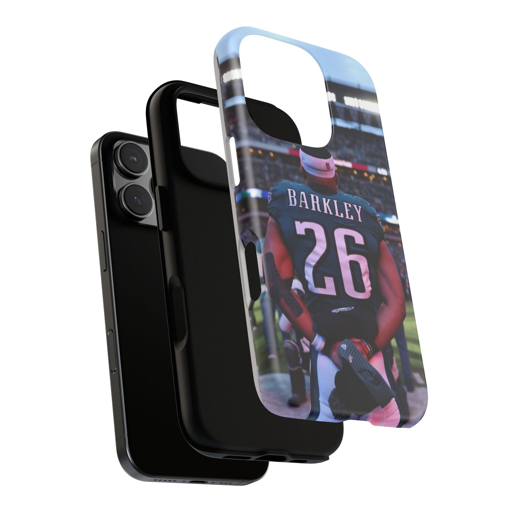 Eagles Football Saquon Barkley Tough Cases for iPhones, Samsung, and Pixel