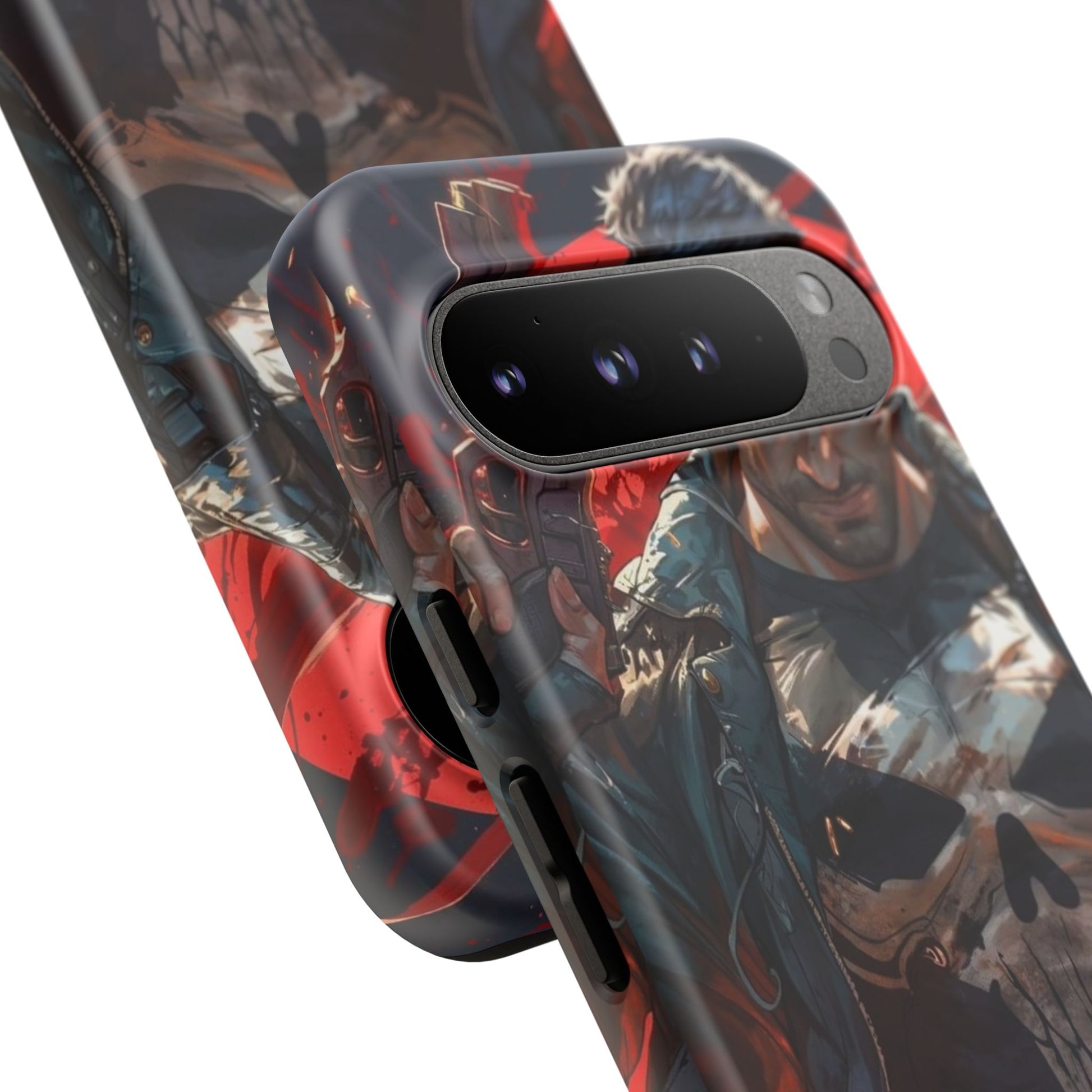 Punisher Tough Cases for iPhones, Samsung, and Pixel