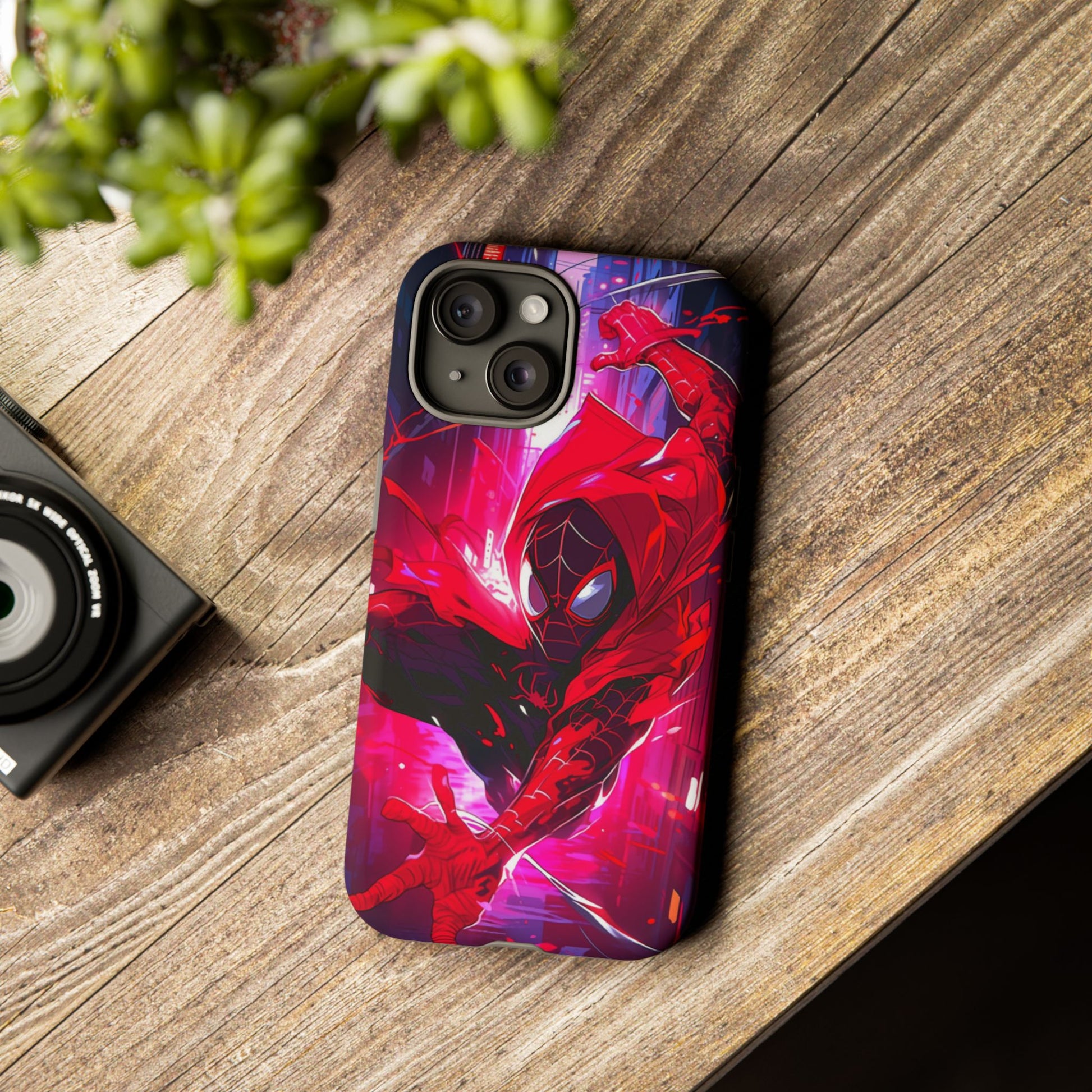 Miles Morales Spiderman Phone Case, Tough Cases for iPhones, Samsung, and Pixel