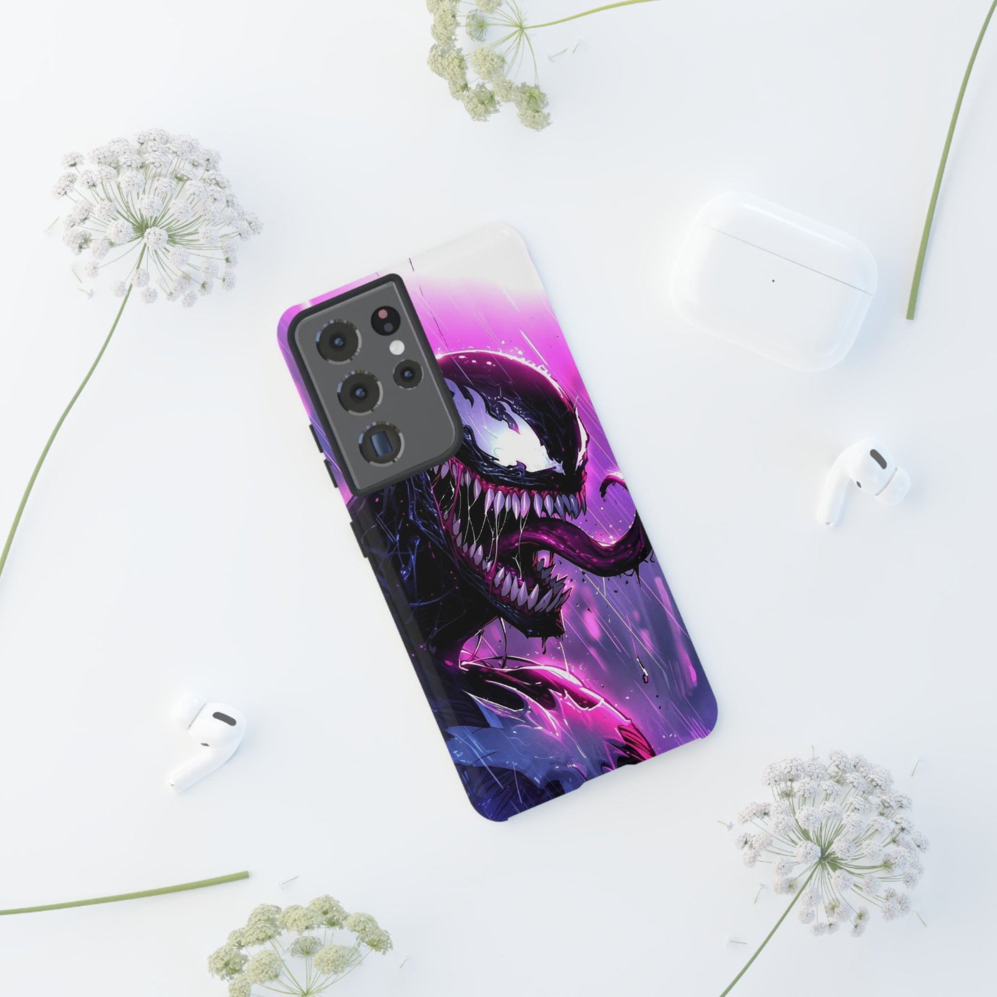 Marvel's Venom Phone Case, Tough Cases, Marvel Comics Phone for iPhones, Samsung, and Pixel