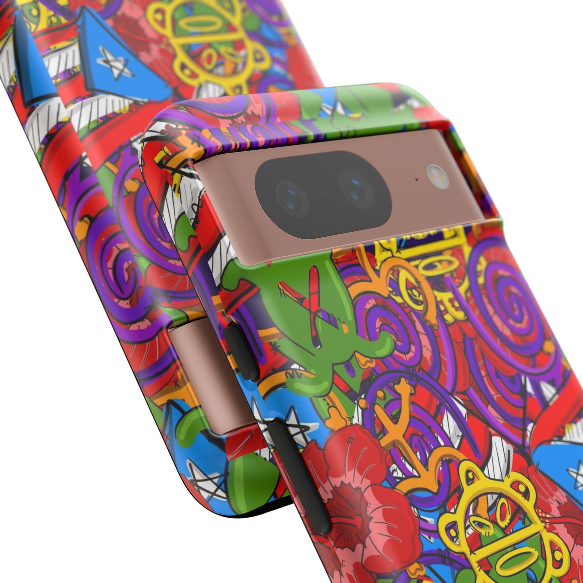 Puerto Rico Taino Tribal Art Tough Cases for iPhones, Samsung, and Pixel