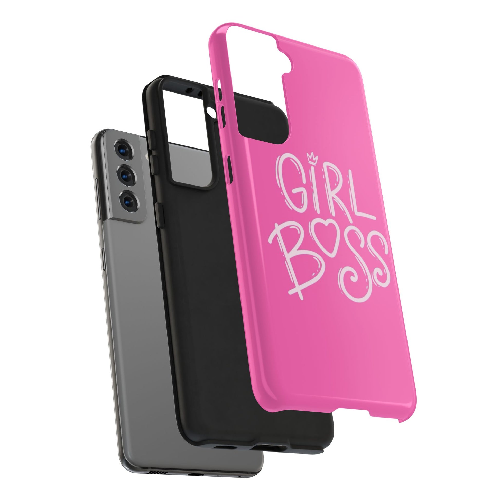 Girl Boss Girly Theme Phone Cases for iPhones & Samsung Phones