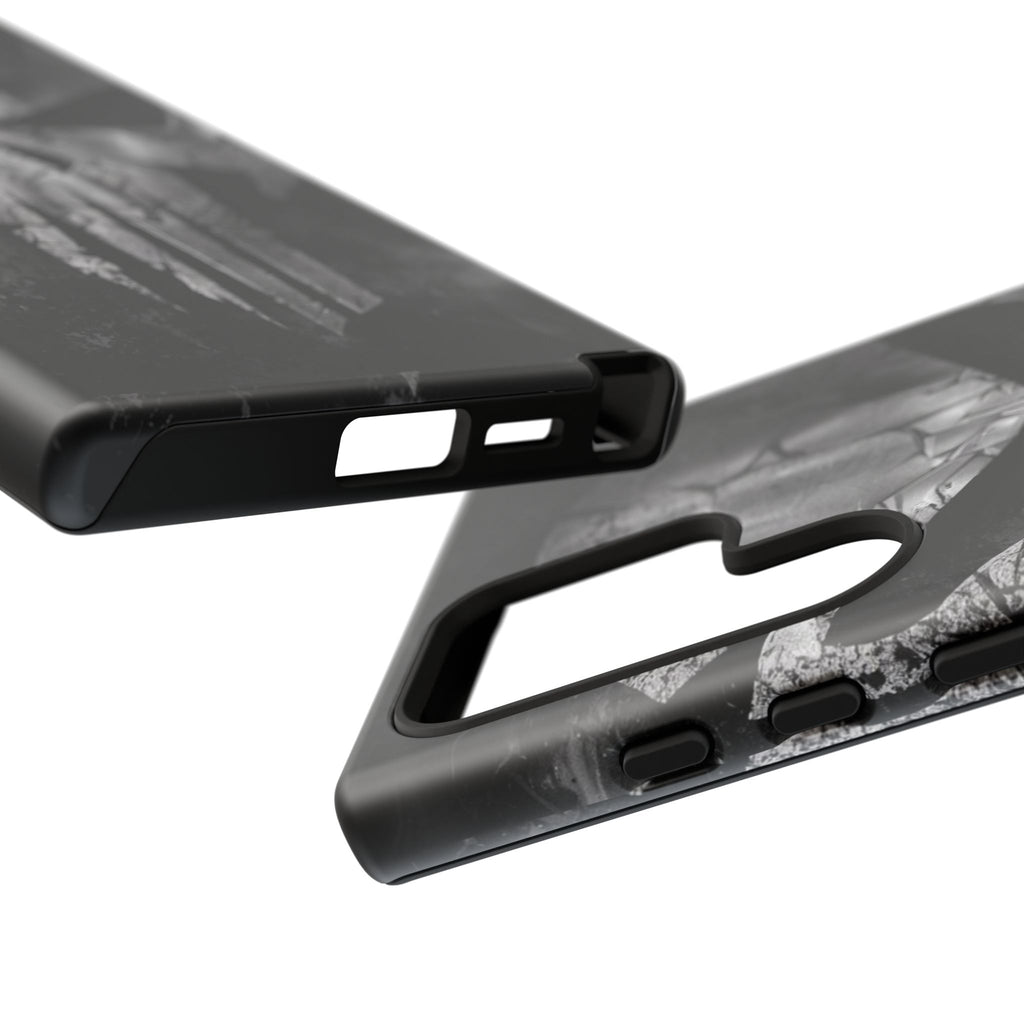 The Punisher Logo Art Tough Cases for iPhones, Samsung, and Pixel
