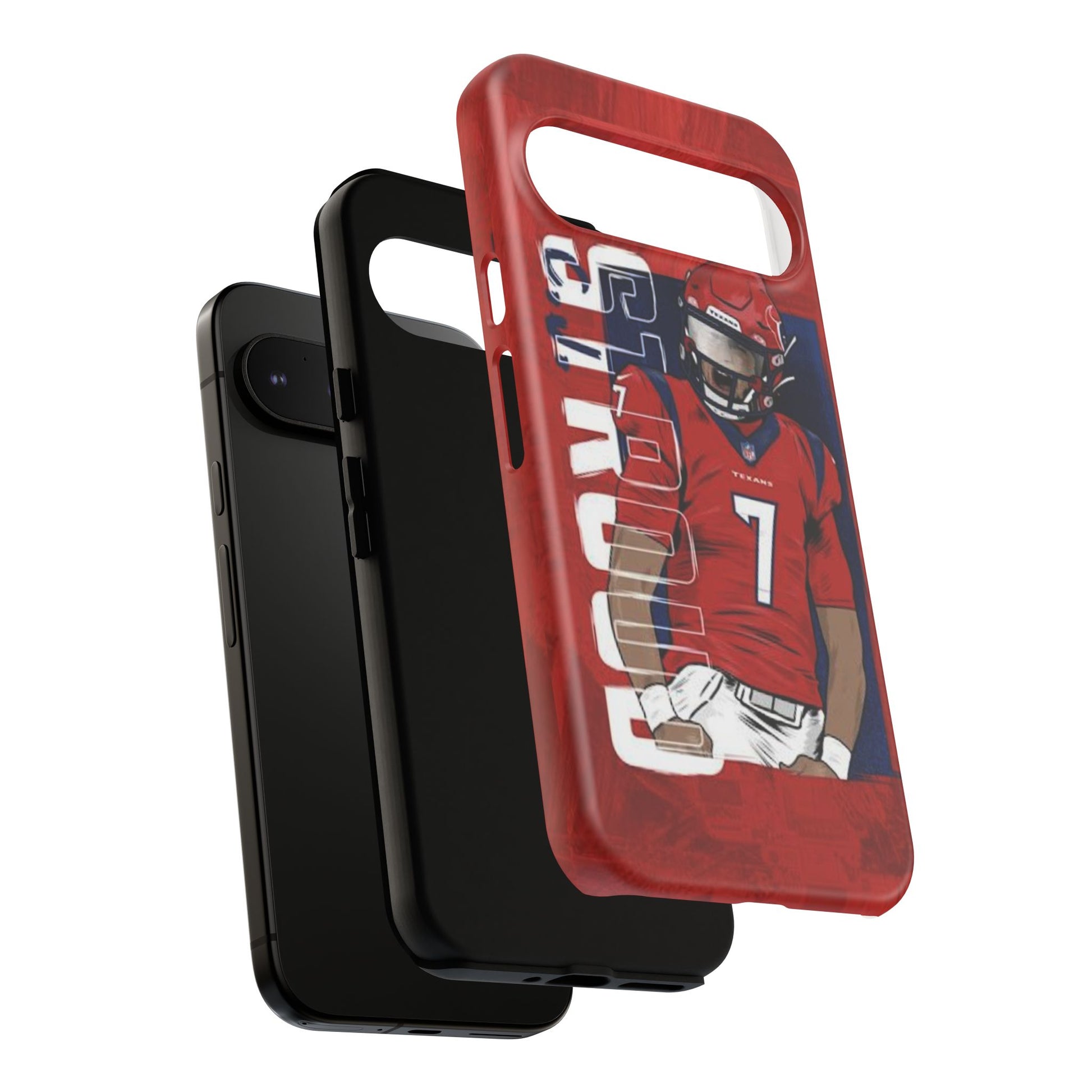 Houston Texans Football CJ Stroud Tough Cases for iPhones, Samsung, and Pixel
