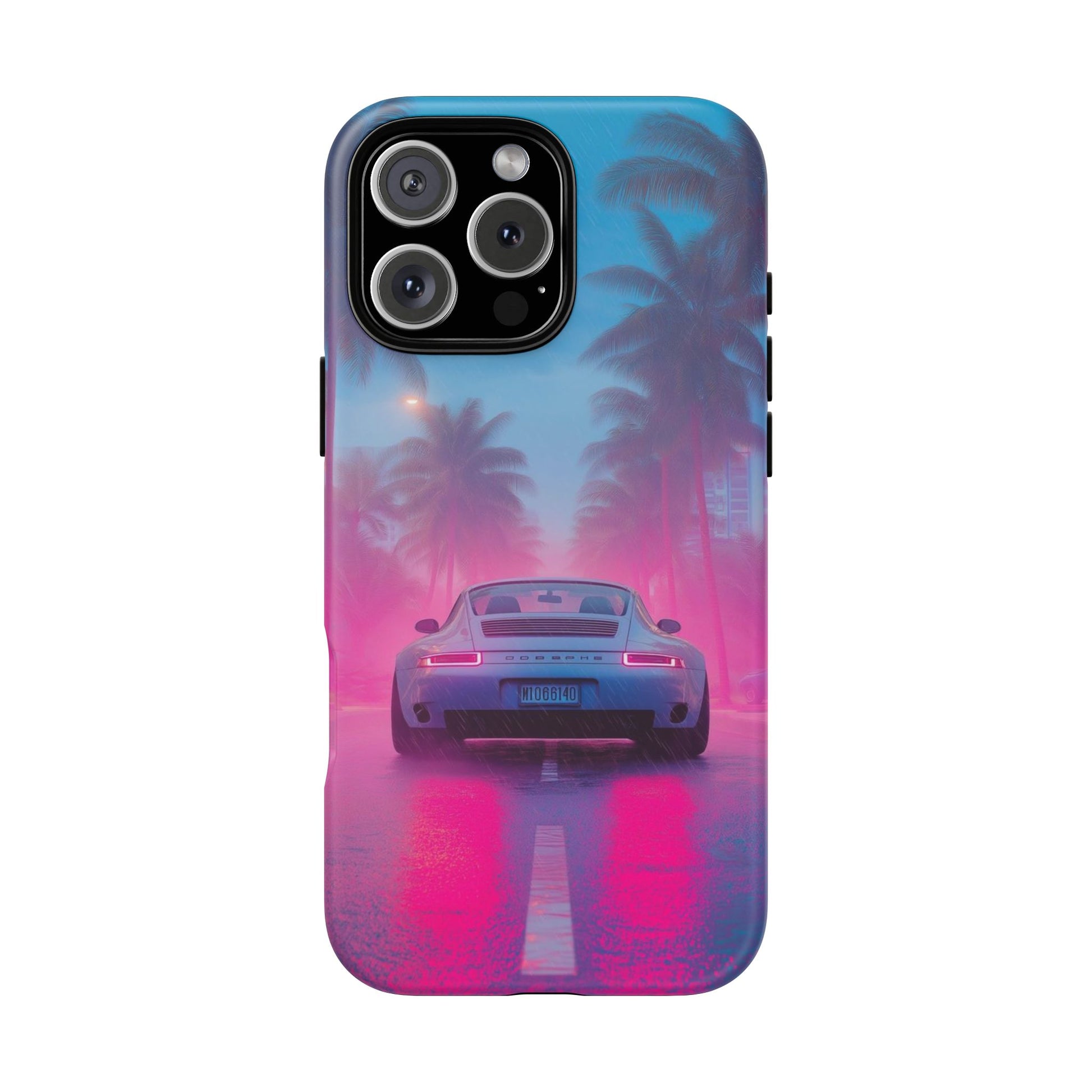Miami Vice Porsche Phone Case for iPhone, Samsung Galaxy, & Pixel Phones