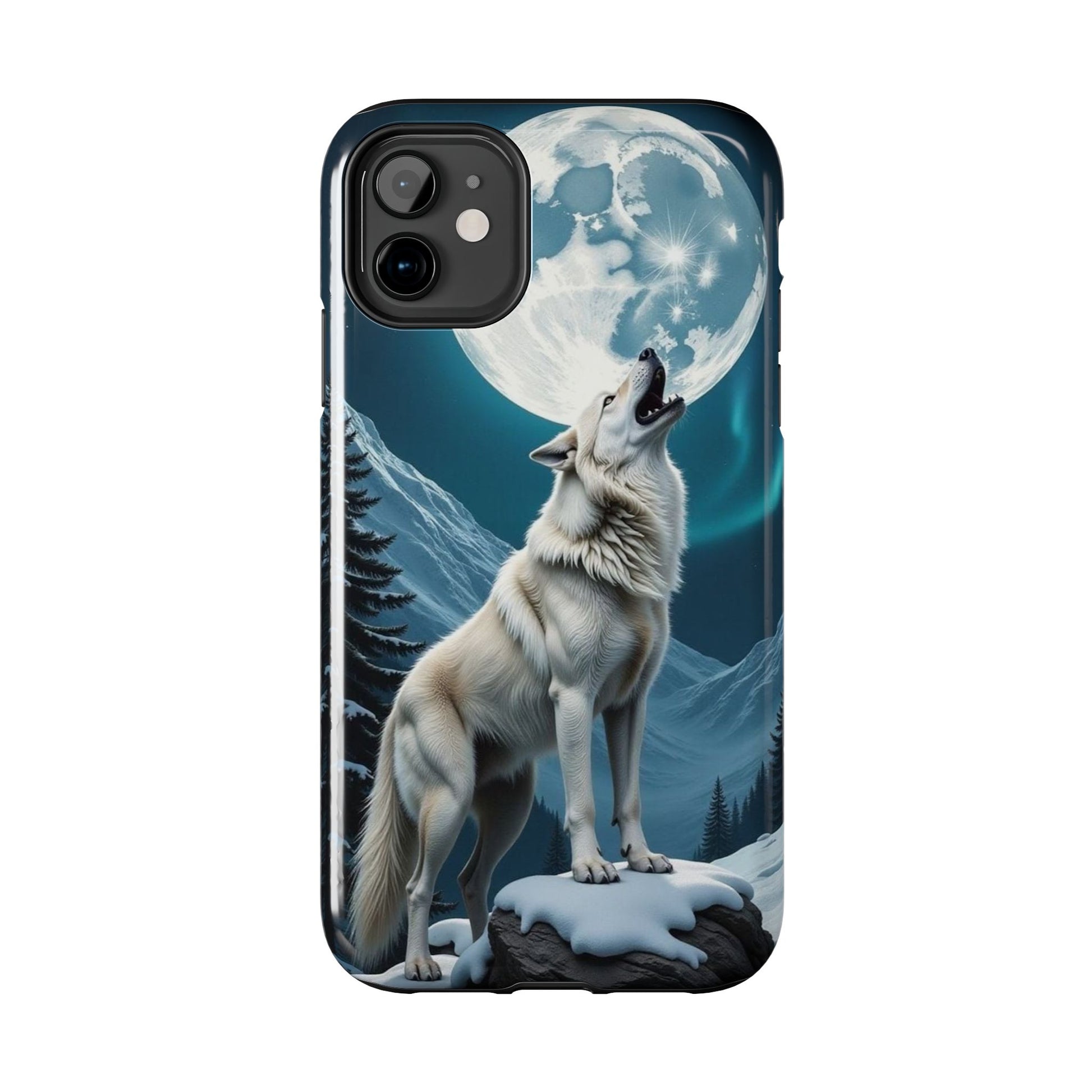 Howling Wolf Theme Phone Cases for iPhones & Samsung Phones