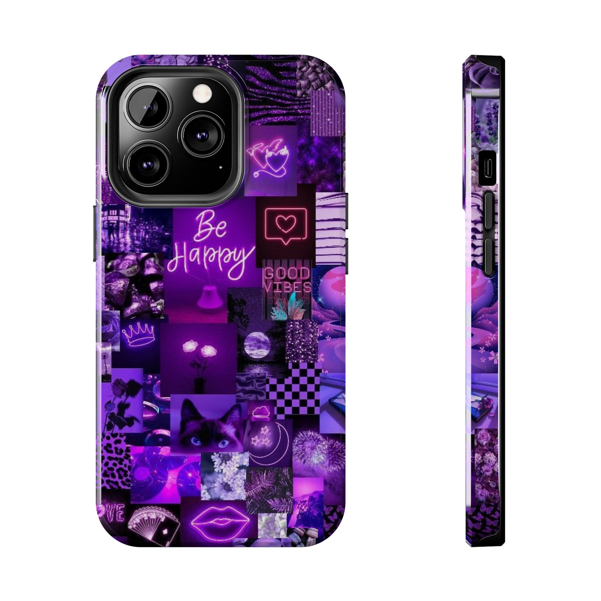 Be Happy Themed Tough Phone Cases for Iphones & Samsung Phones