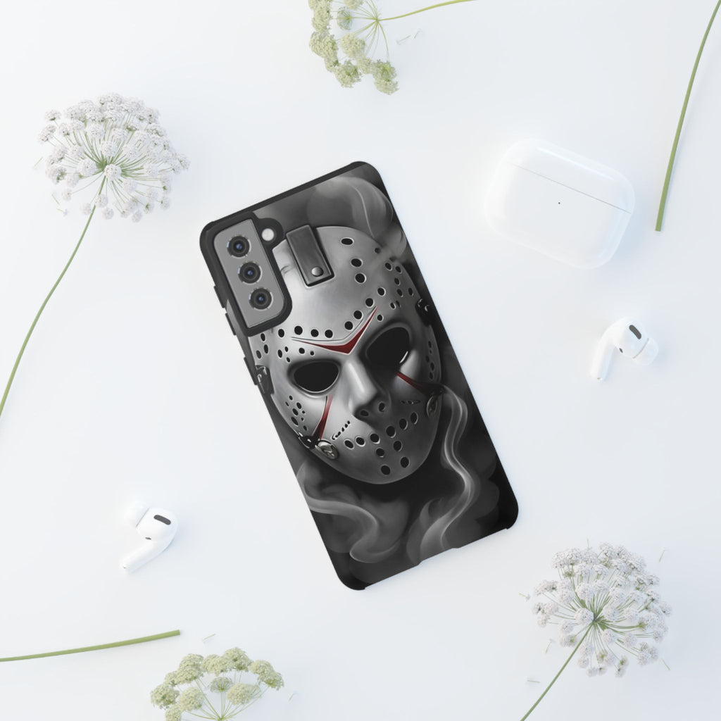 Friday the 13th Jason's Mask Tough Cases for iPhones, Samsung, and Pixel