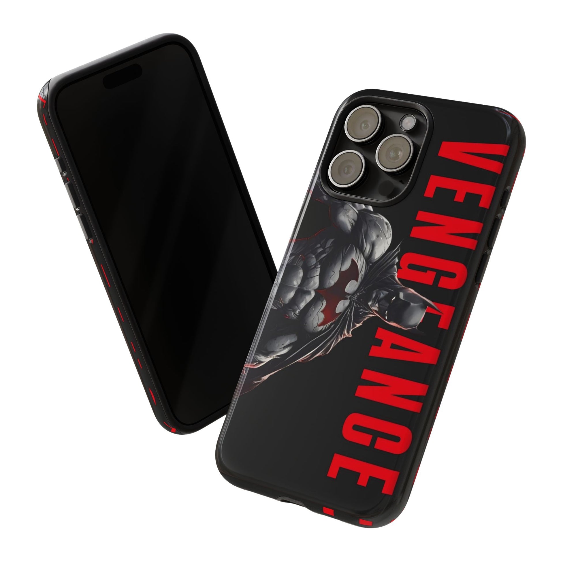 DC Comics Batman Vengence Tough Cases for iPhones, Samsung, and Pixel