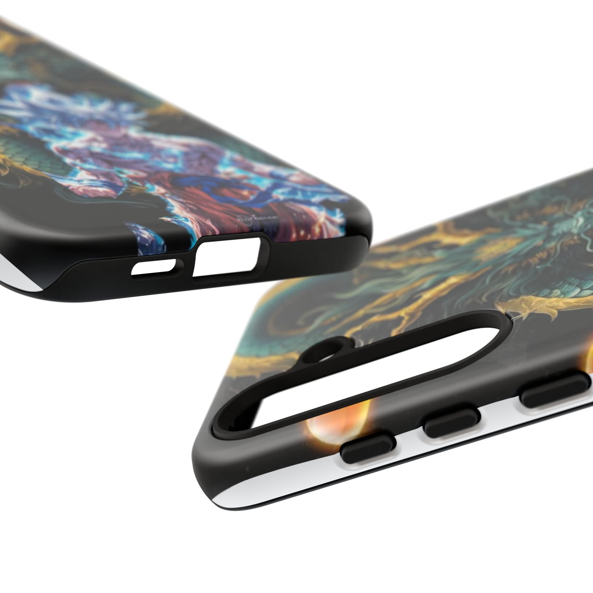 Anime Goku x Shenron Dragonball Z Tough Cases for iPhones, Samsung, and Pixel