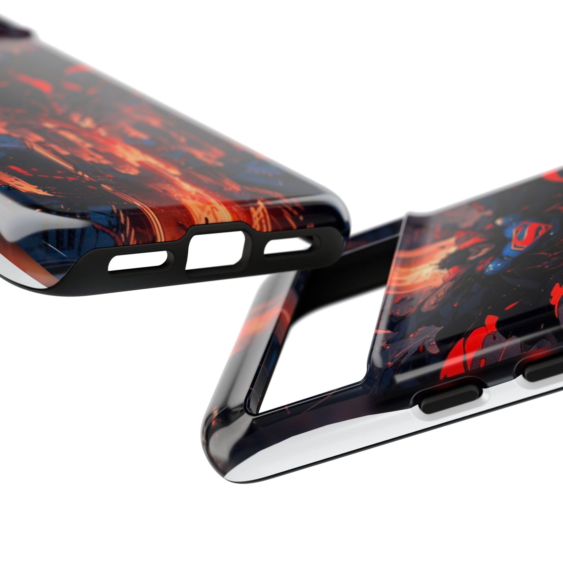 Anime Superman Tough Cases for iPhones, Samsung, and Pixel