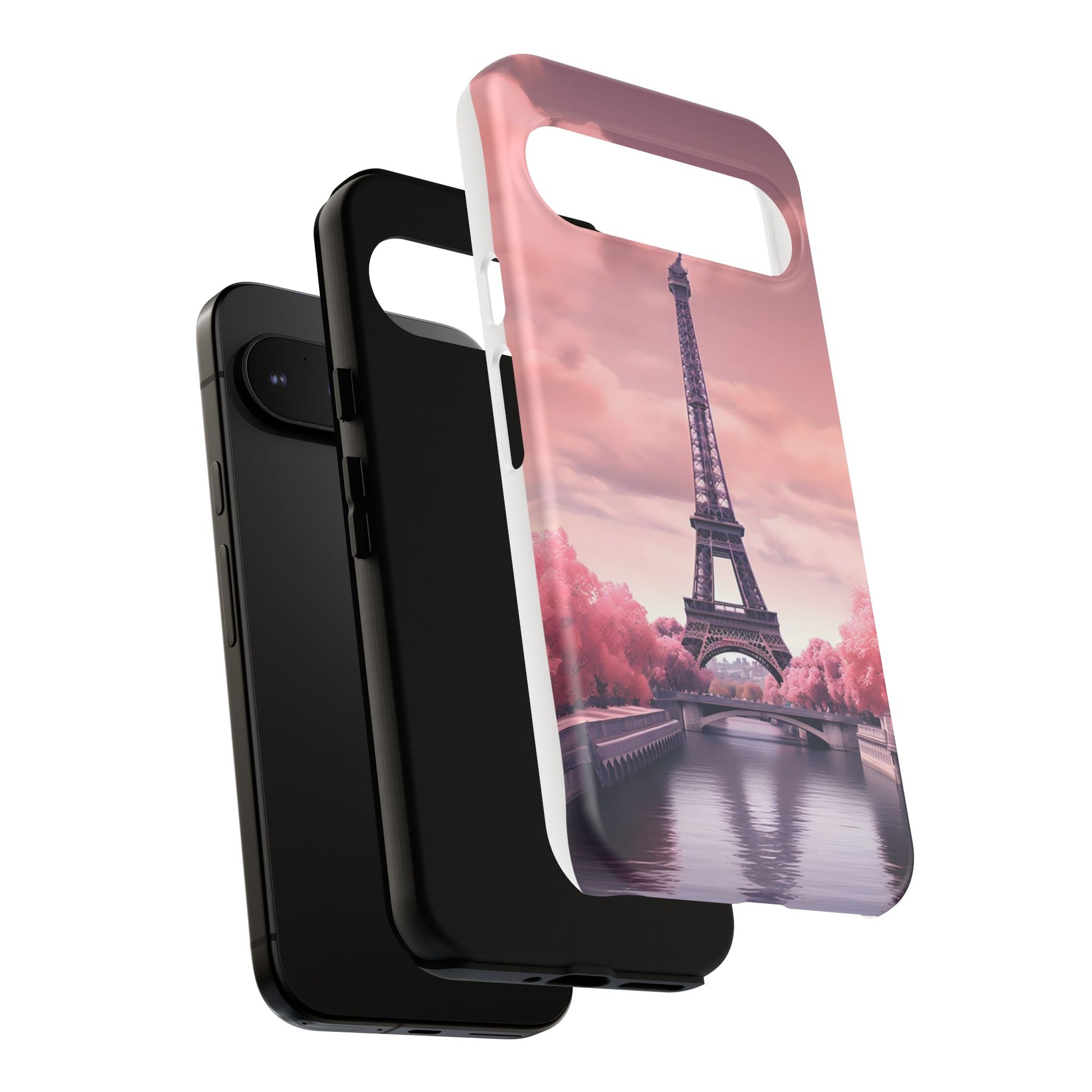 Eiffel Tower Paris Tough Cases for iPhones, Samsung, and Pixel