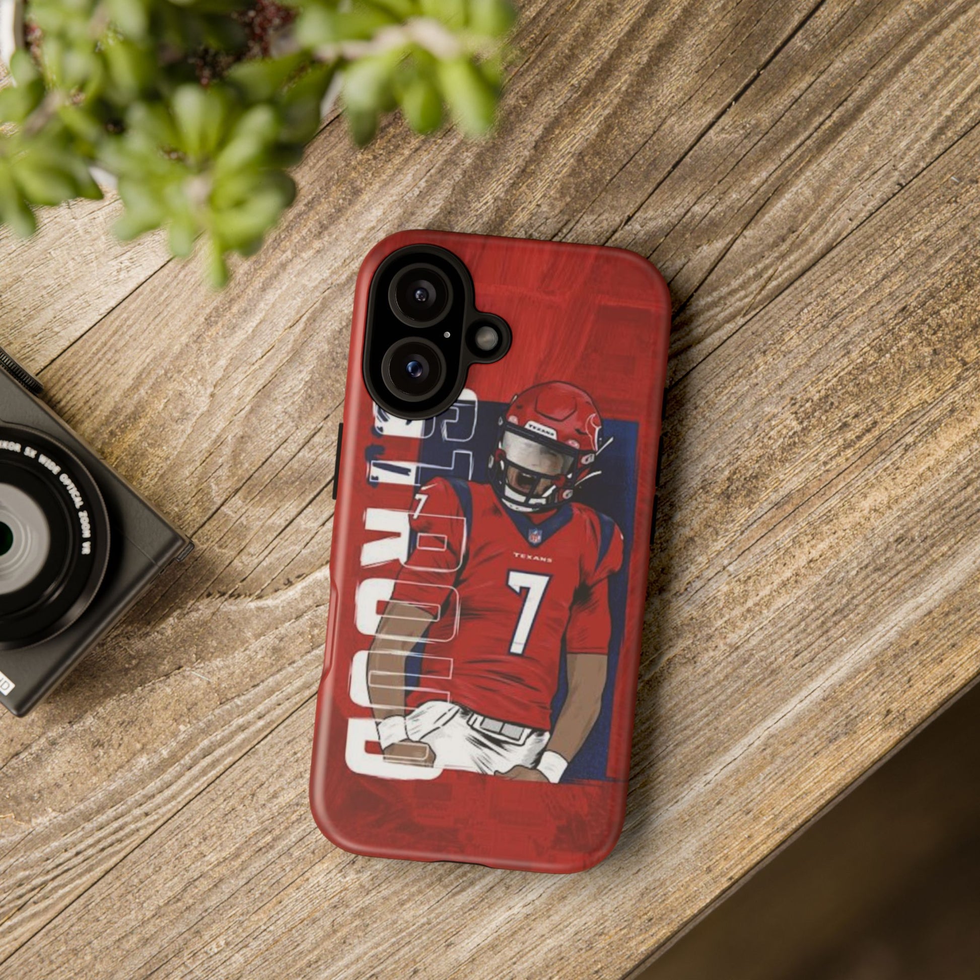 Houston Texans Football CJ Stroud Tough Cases for iPhones, Samsung, and Pixel