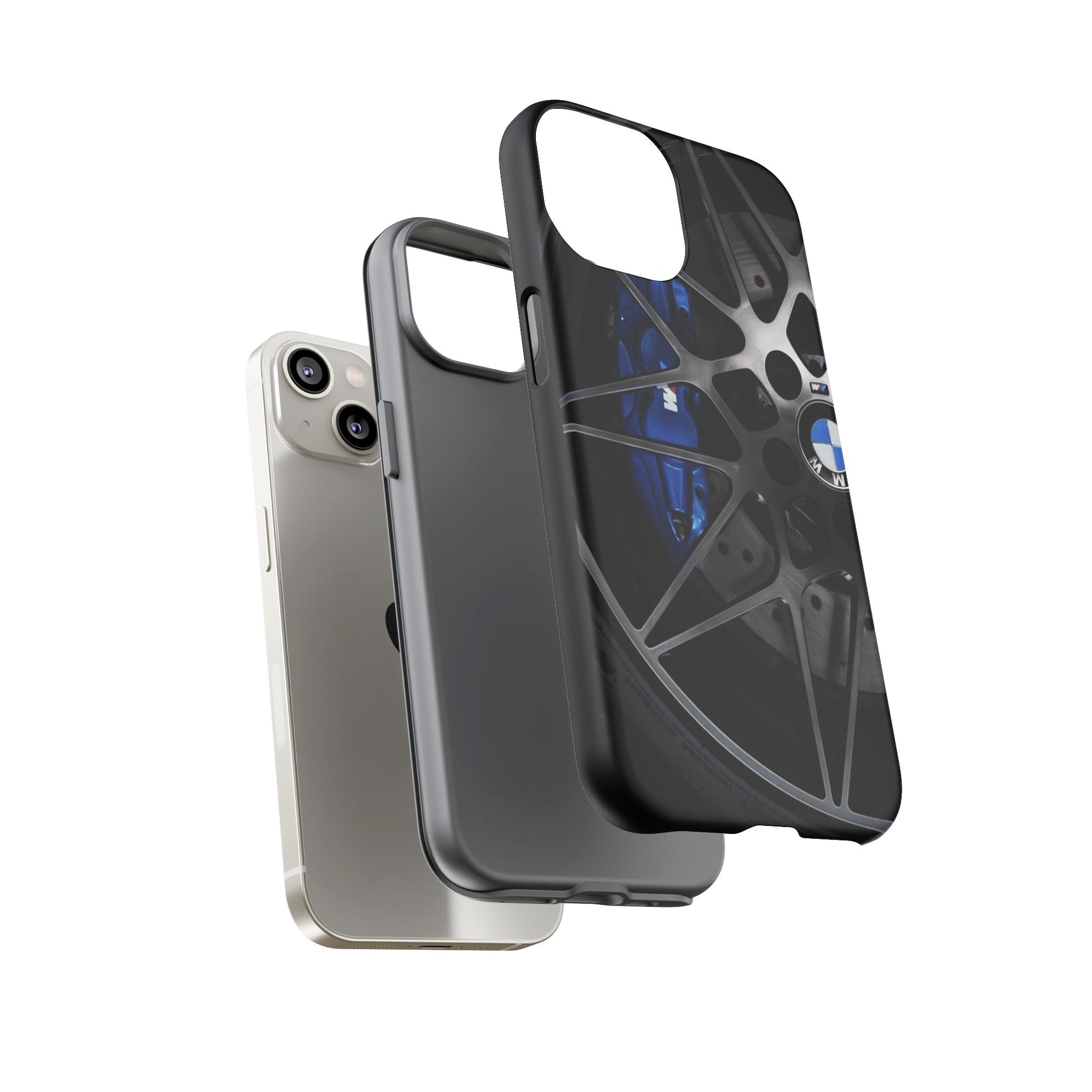 BMW M3 Racing Wheels Tough Cases for iPhones, Samsung, and Pixel