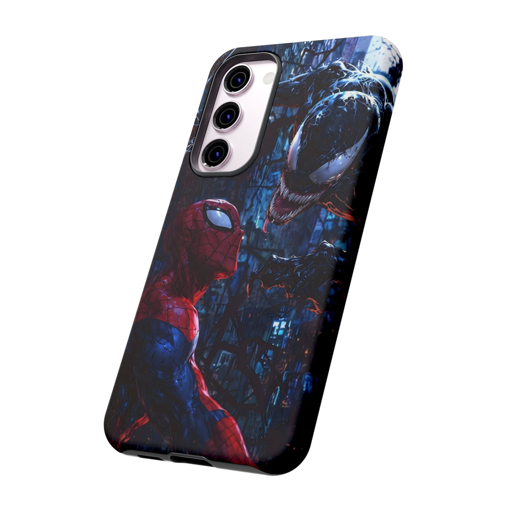Venom x Spiderman Phone Case, Tough Cases for iPhones, Samsung, and Pixel