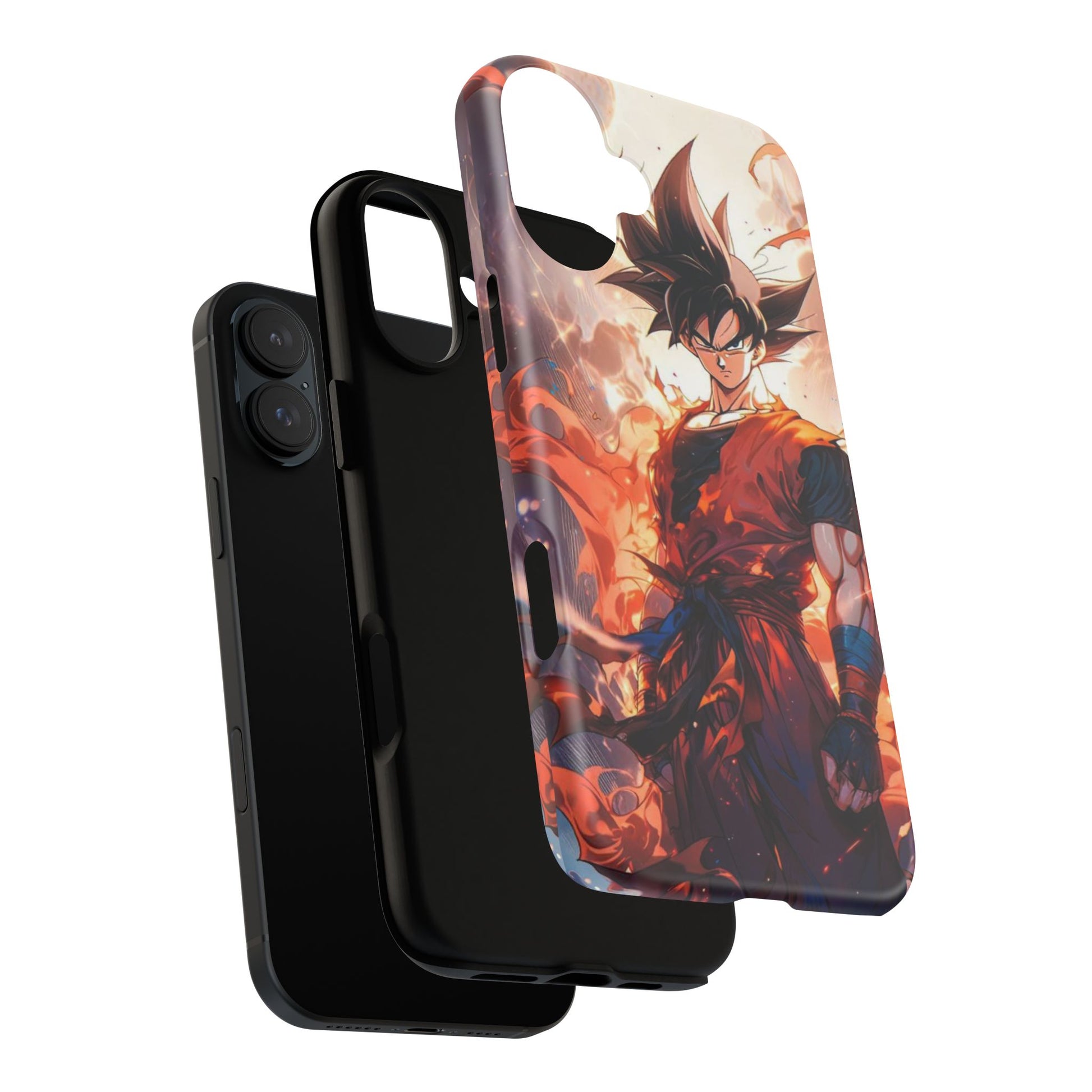 Anime Manga Dragon Ball Z Goku Tough Cases for iPhones, Samsung, and Pixel