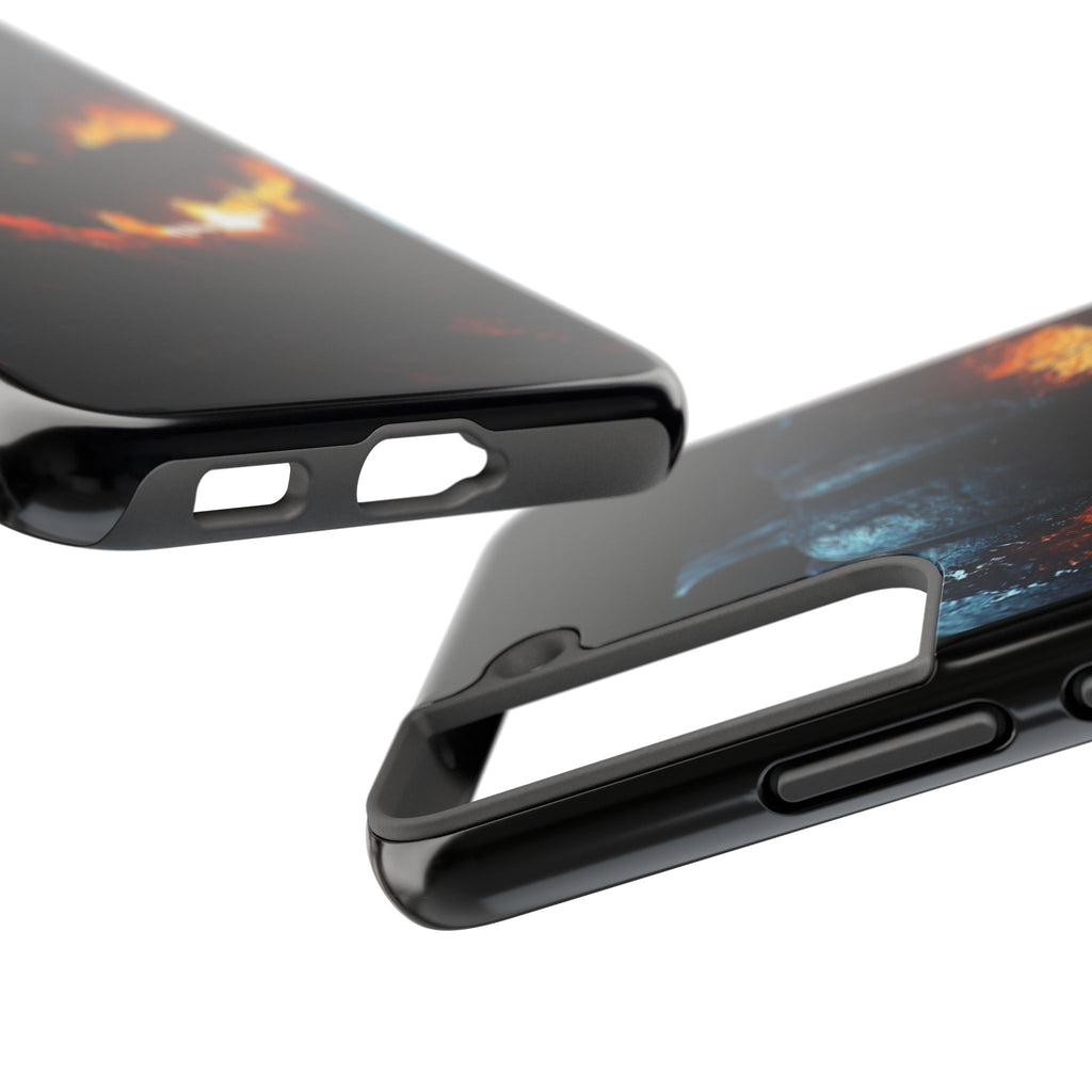 Scary Pumpkin Halloween Theme Phone Cases for iPhones & Samsung Phones