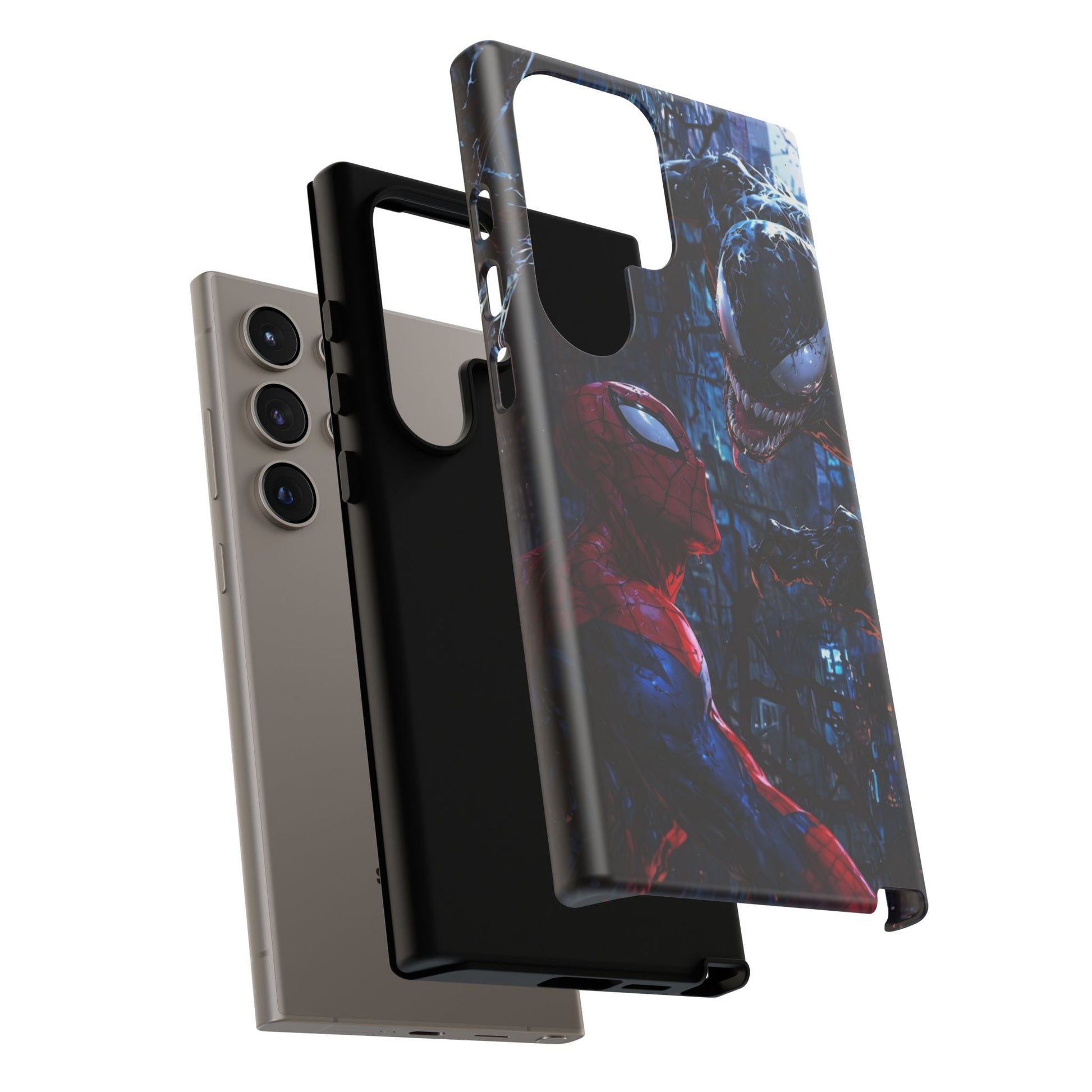 Venom x Spiderman Phone Case, Tough Cases for iPhones, Samsung, and Pixel